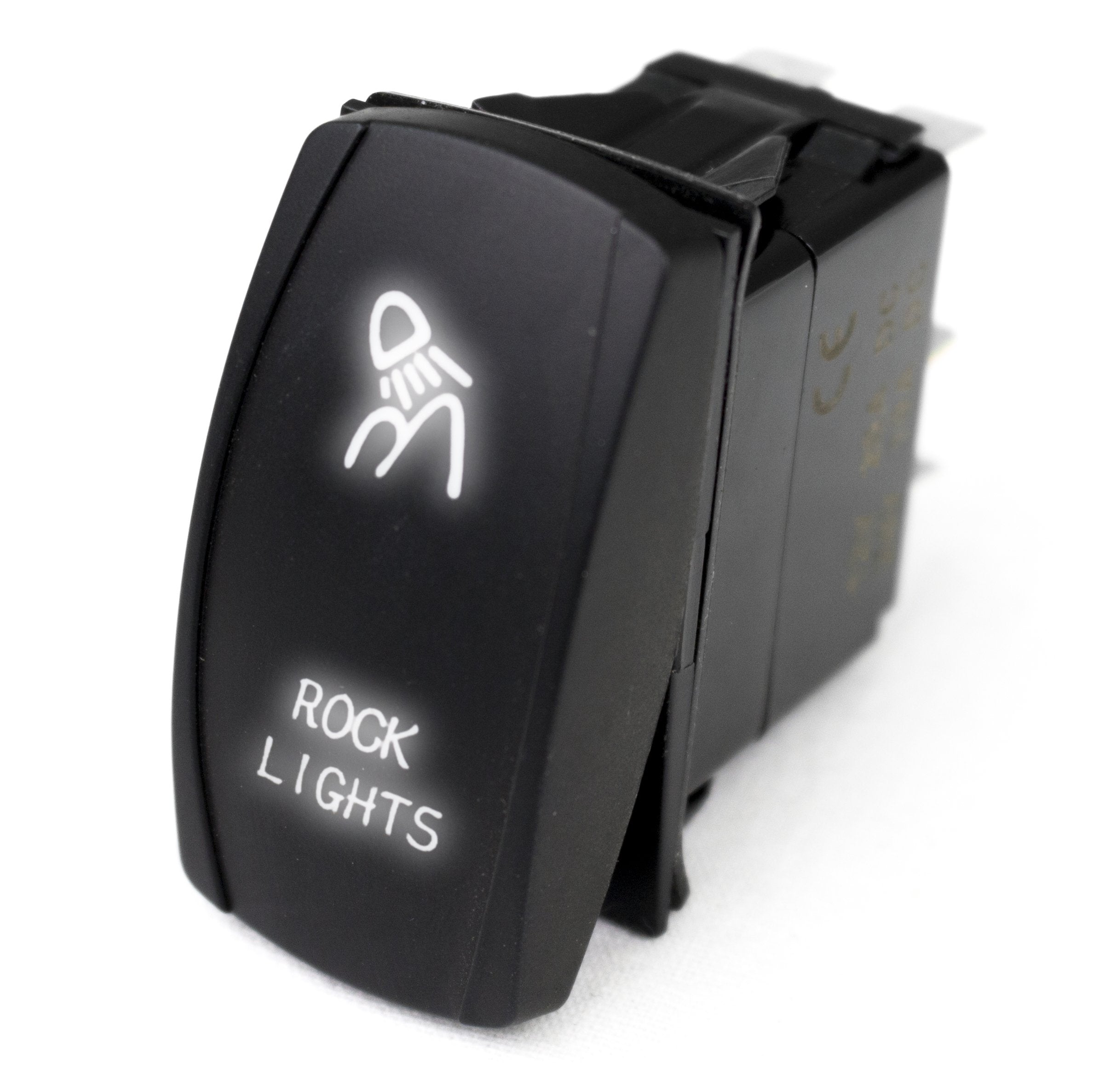 Rocker Switch Race Sport Lighting RSLJ14W w/White LED Radiance (Rock Lights)