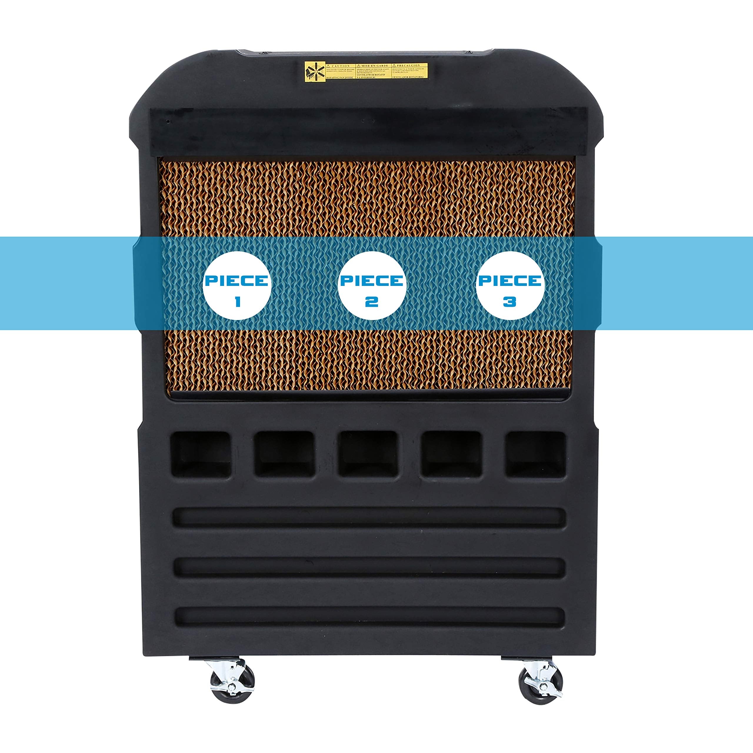 Kuul Replacement Evaporative Media Set Portacool PARKULJ24000 for Jetstream 240, PAC163SVT, PACJS1600, Black