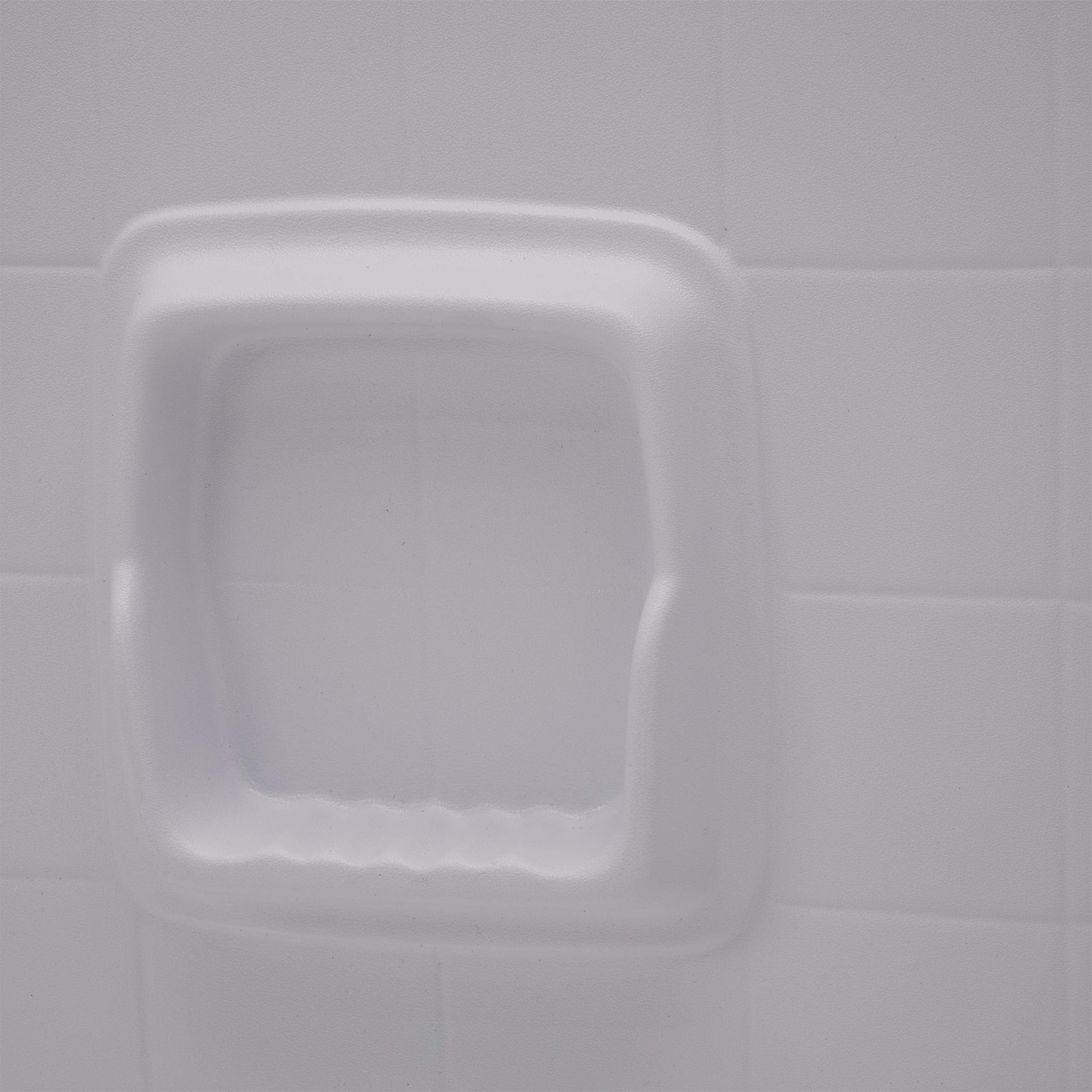 40" x 54" x 58" White Shower Wall Surround Lippert Replacement for RVs, Manufactured Homes, Travel Trailers, 5th Wheels, and Motorhomes - 210410
