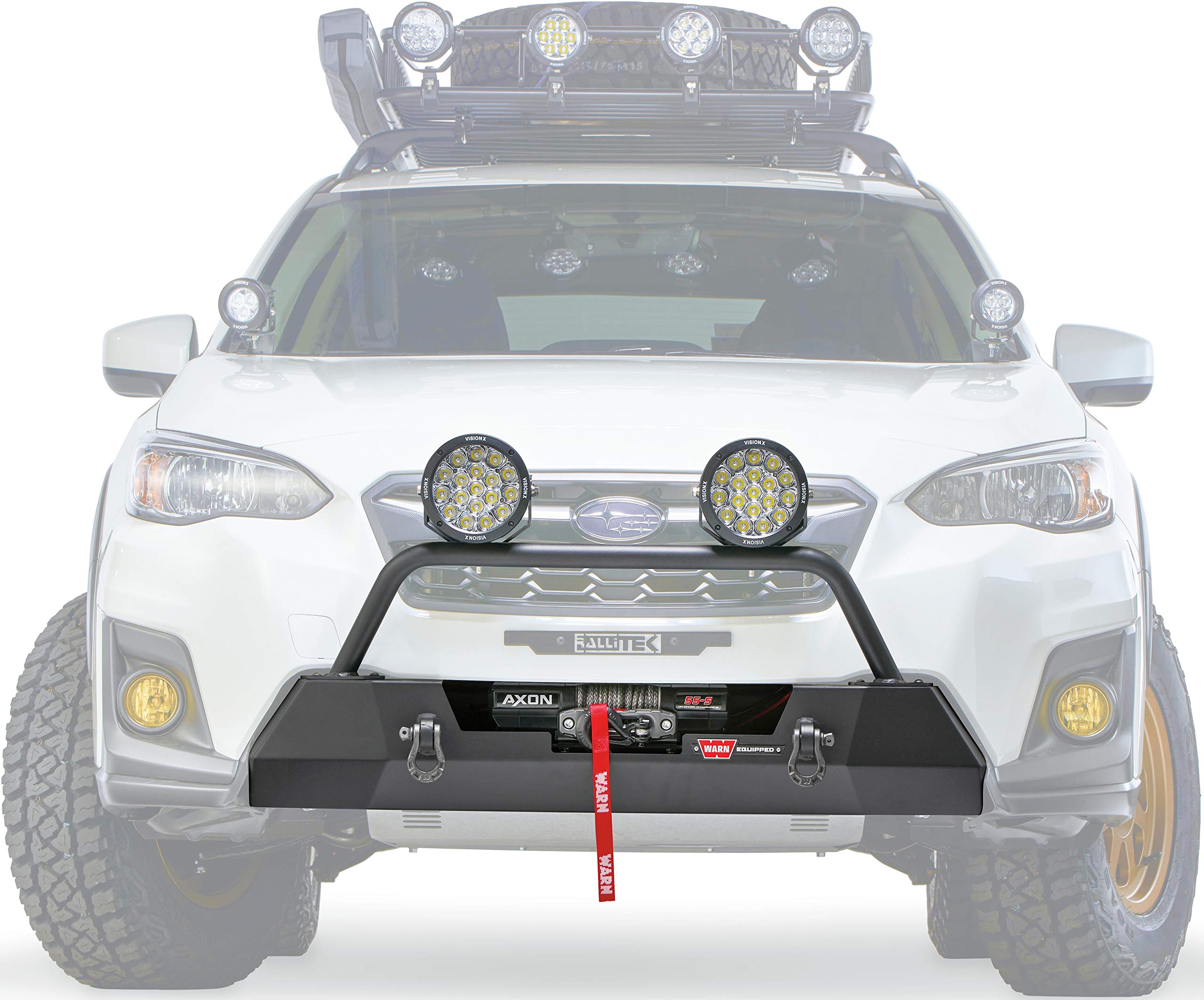 Bolt-On WARN 106236 Grille Guard Tube Kit, Fits: Subaru Crosstrek (2018-Current)