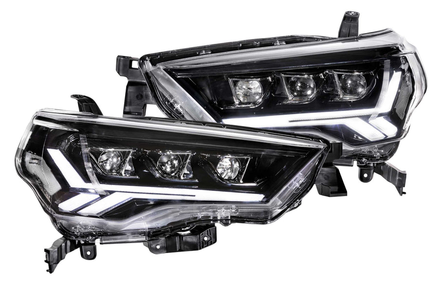 Carbide LED Headlights GTR Lighting Fits 14-20 Toyota 4Runner (Pair/Amber Sidemarker)