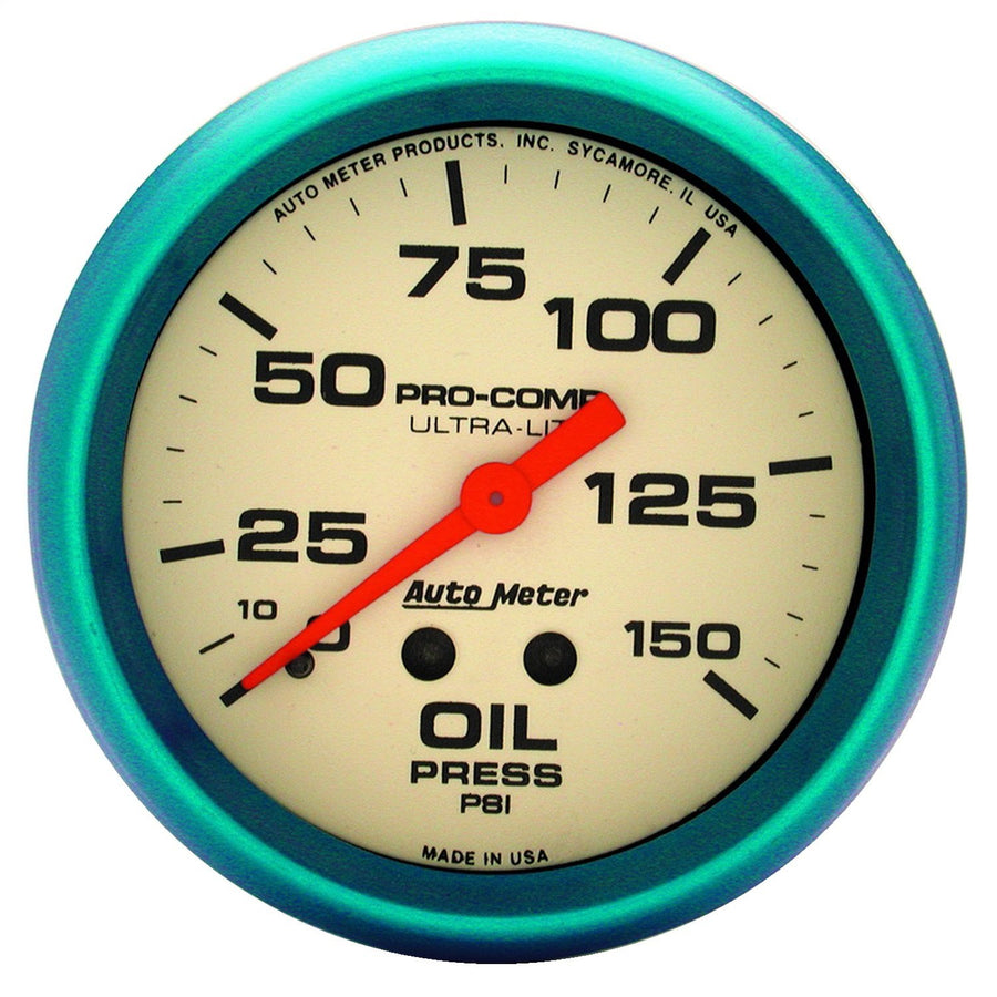 Ultra-Nite Auto Meter 4523 Oil Pressure Gauge