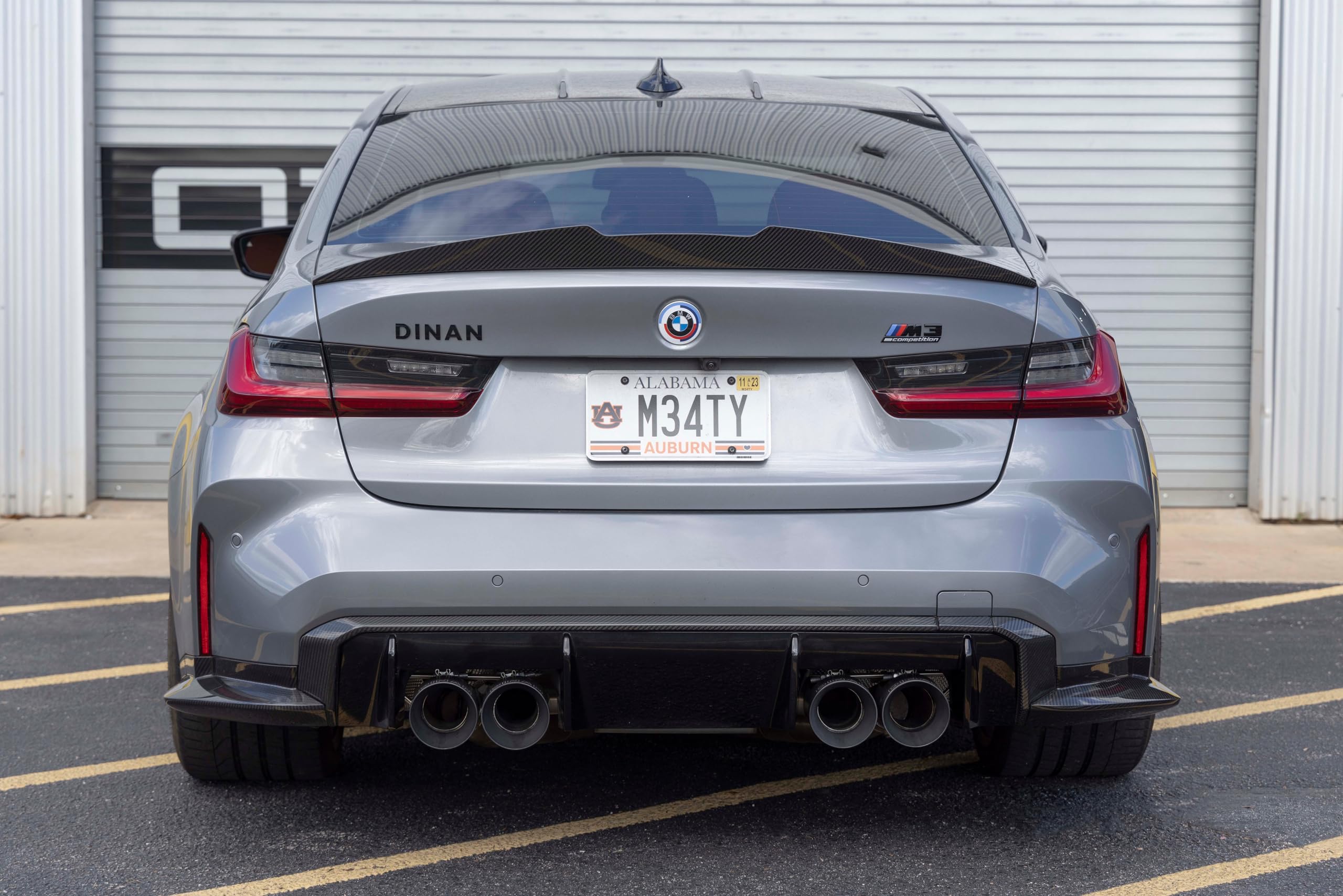 Dinan Rear Diffuser Surround D980-0049 - Gloss Twill Carbon Fiber