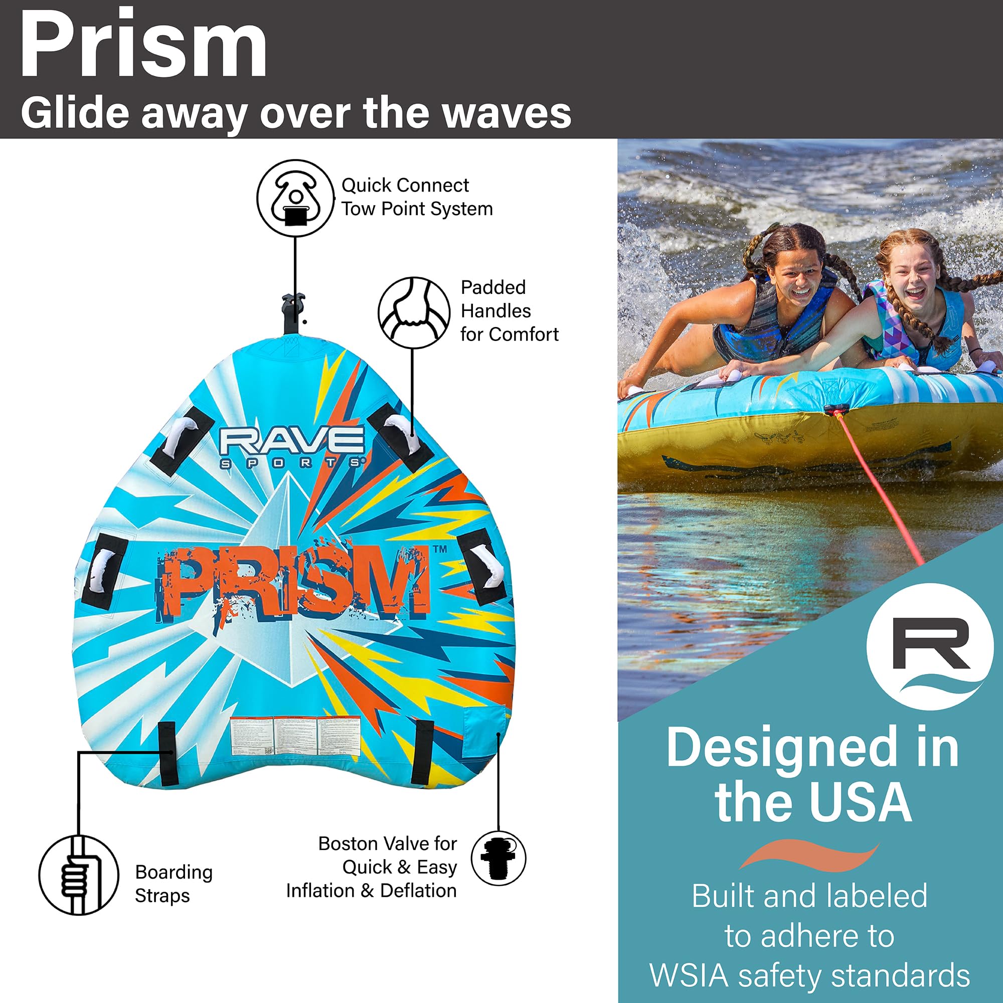 Prism Rave Sports 02824 1 -2 Rider Towable