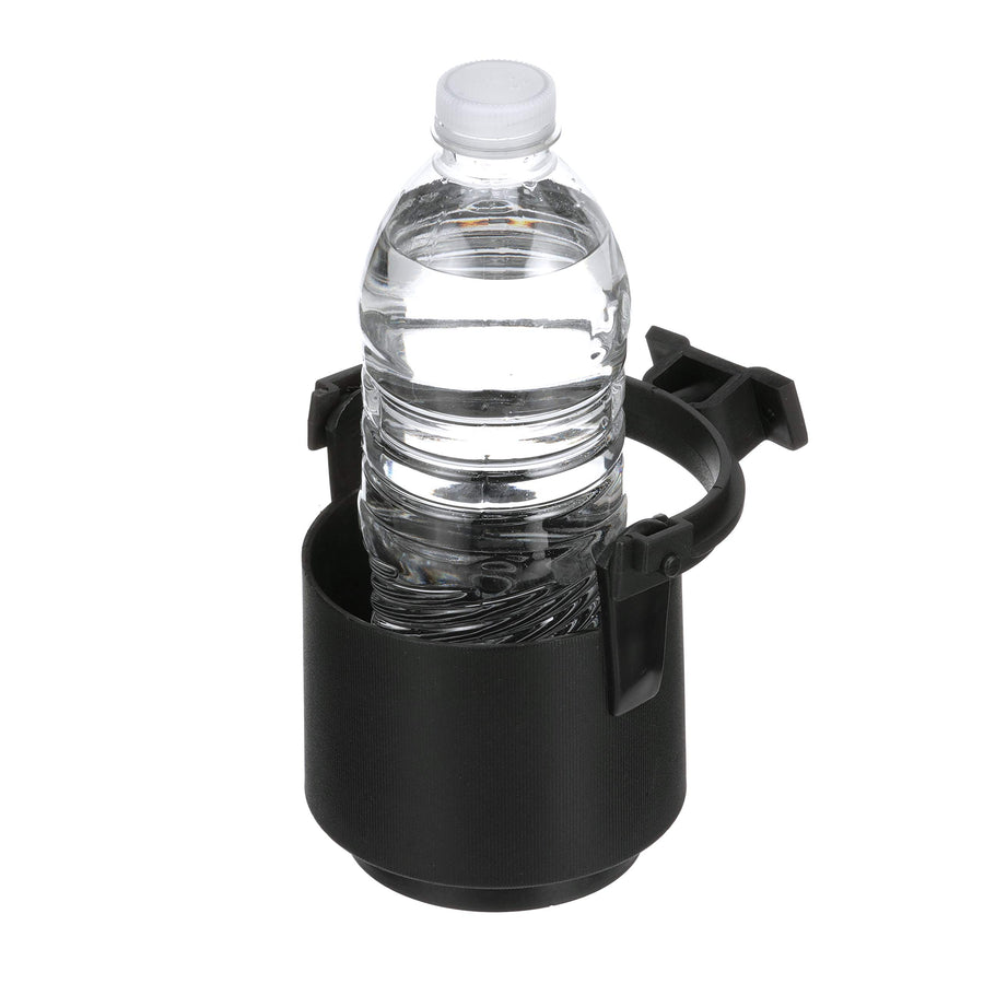 Molded Plastic Gimballed Drink Holder Attwood 11635-4 — Self-Leveling, Mug Handle Slot, Plastic, 4 in. H x 4 3/8-In. W, Black
