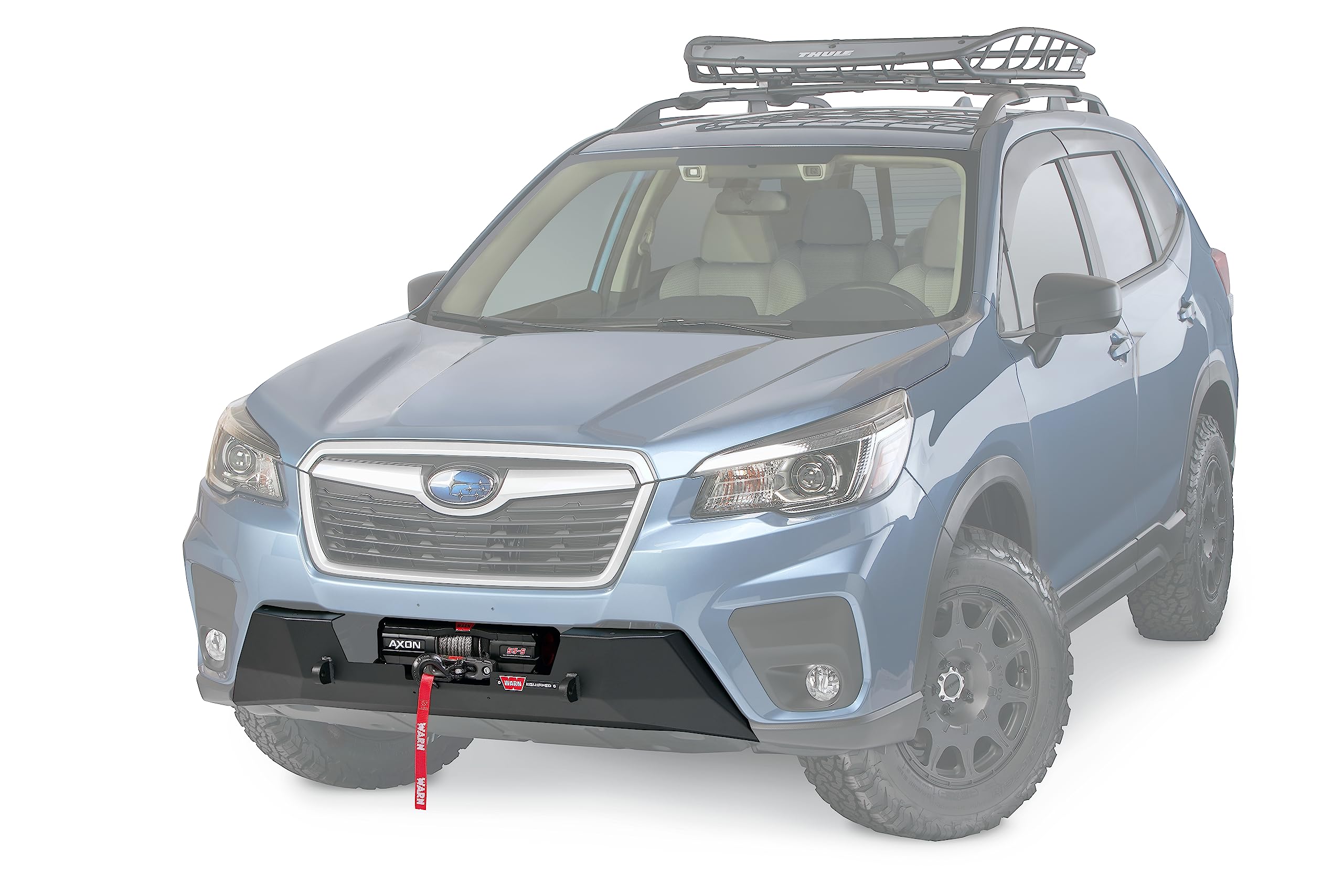 Semi-Hidden WARN 106413 Winch Mounting Kit, Fits: Subaru Forester (2019+)