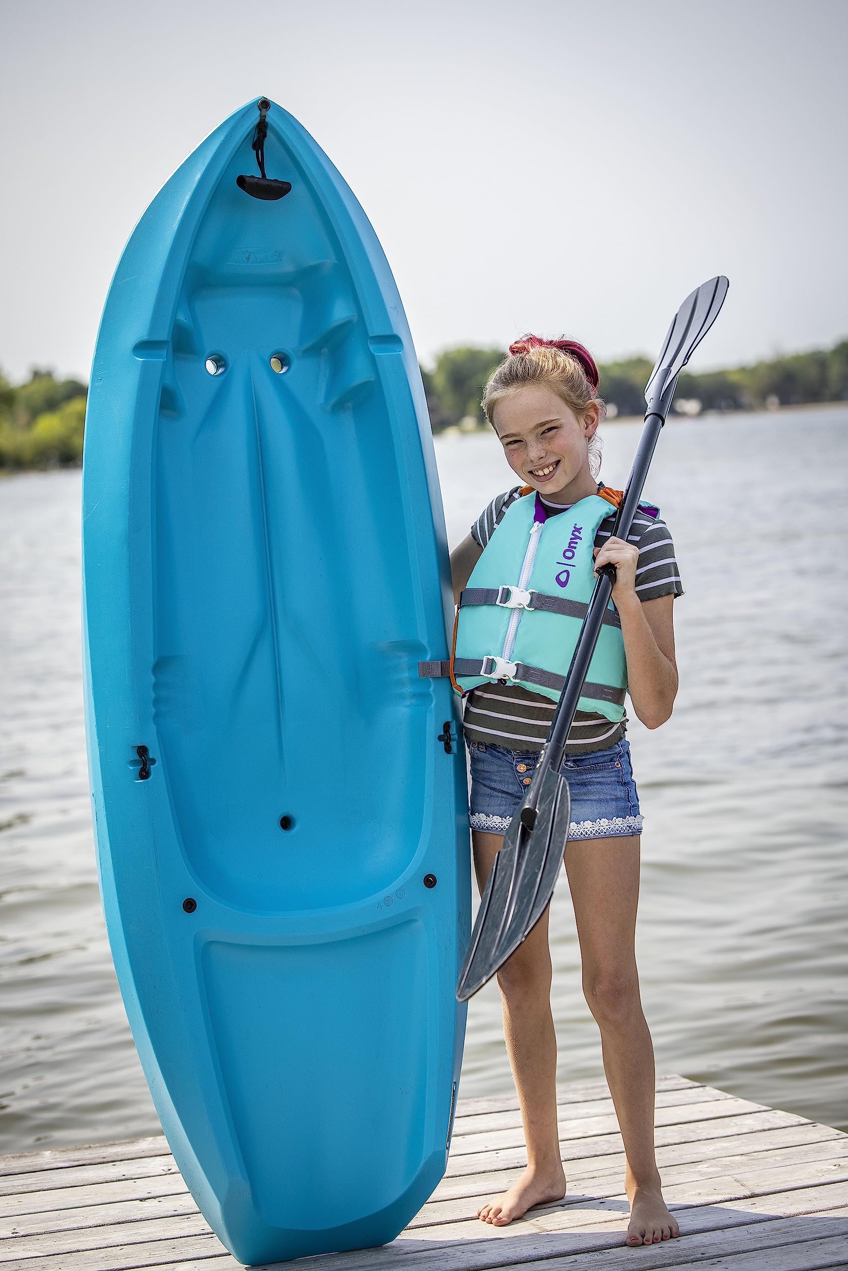 Youth ONYX Paddle Sports Life Jacket, Aqua