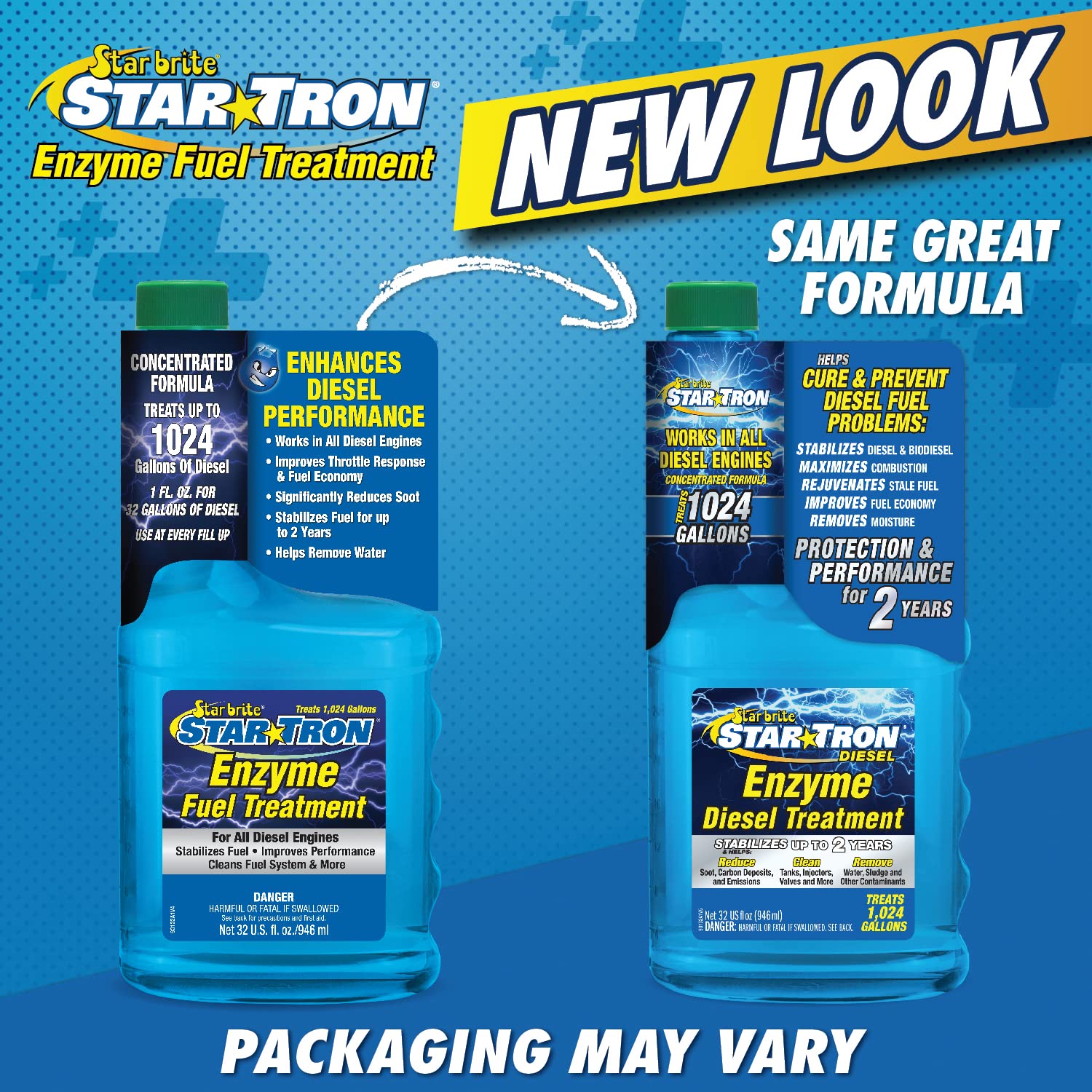 Star Tron Enzyme Fuel Treatment - Diesel Formula Super Concentrated - 32 oz