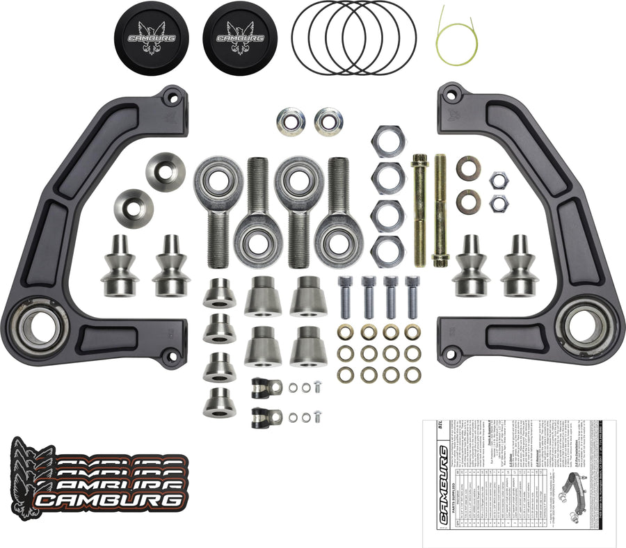Camburg KINETIK Series Suspension Control Arm Kit CAM-110250-GRY: Gray, Compatible with 2019-2023 Ford Ranger