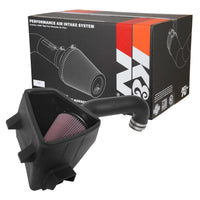 Cold Air Intake System K&N: High-Flow Air Filter, Increase Performance & Towing: Compatible with 2019-2024 RAM 1500, 63-1578