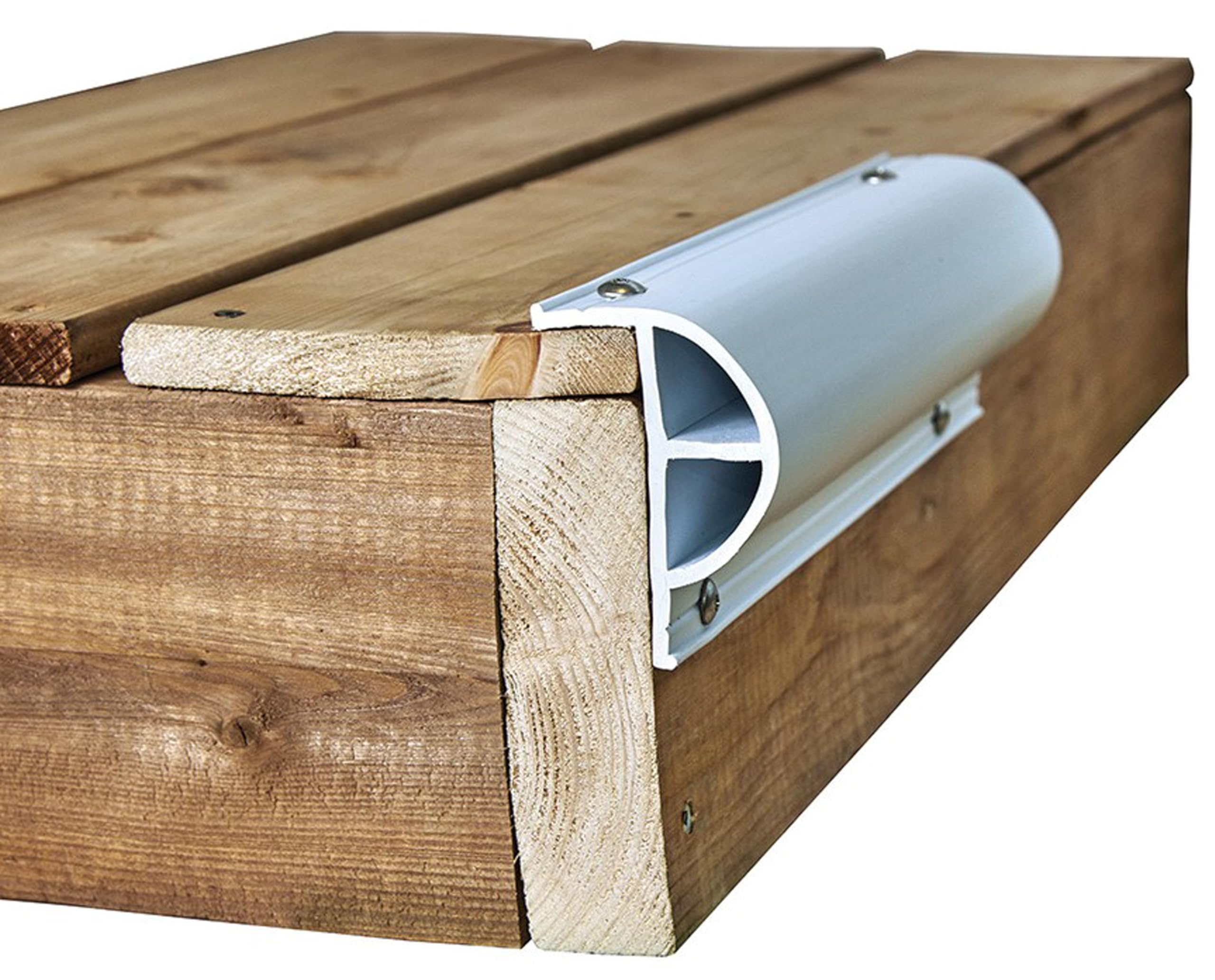 Dock Edge ProDock + Inc. Commercial Grade Heavy P Dock Bumper Profile, 3-8-Feet Sections