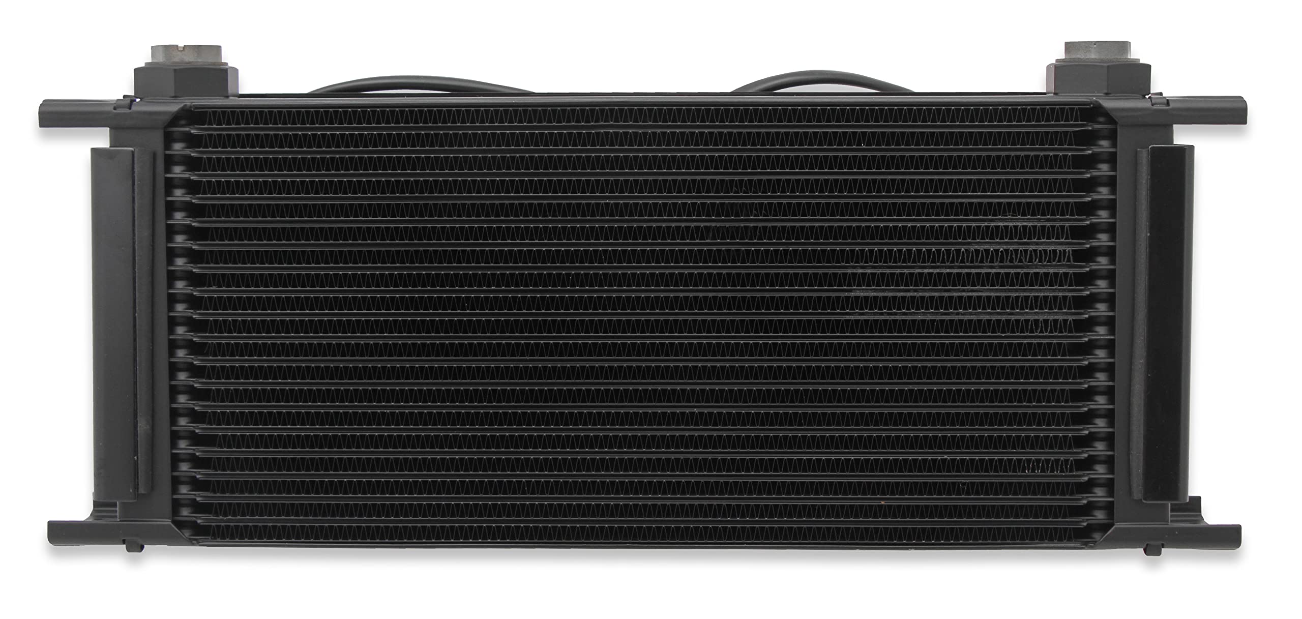 FP820ERL Earl's UltraPro Oil Cooler w/Dual Fan Pack - Black - 20 Rows - Extra-Wide Cooler - 10 O-Ring Boss Female Ports