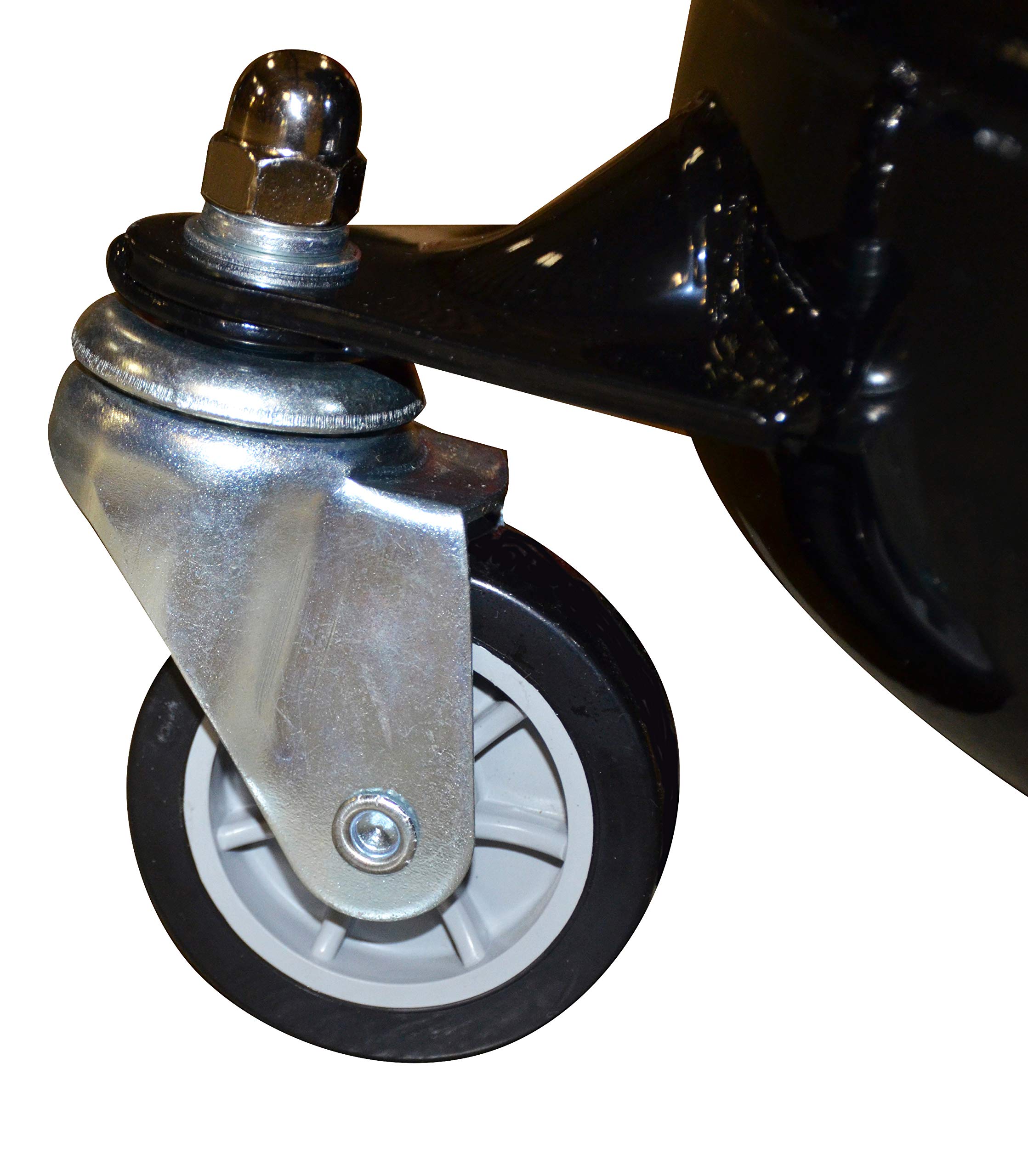 JDI-18DC JohnDow Industries 18 Gallon Air-Operated Self-Evacuating Portable Oil Drain, 16 inch Diameter Funnel, Adjustable Funnel Height of 36.5 in to 59 in. 6 Foot Nylon Reinforced Discharge Hose
