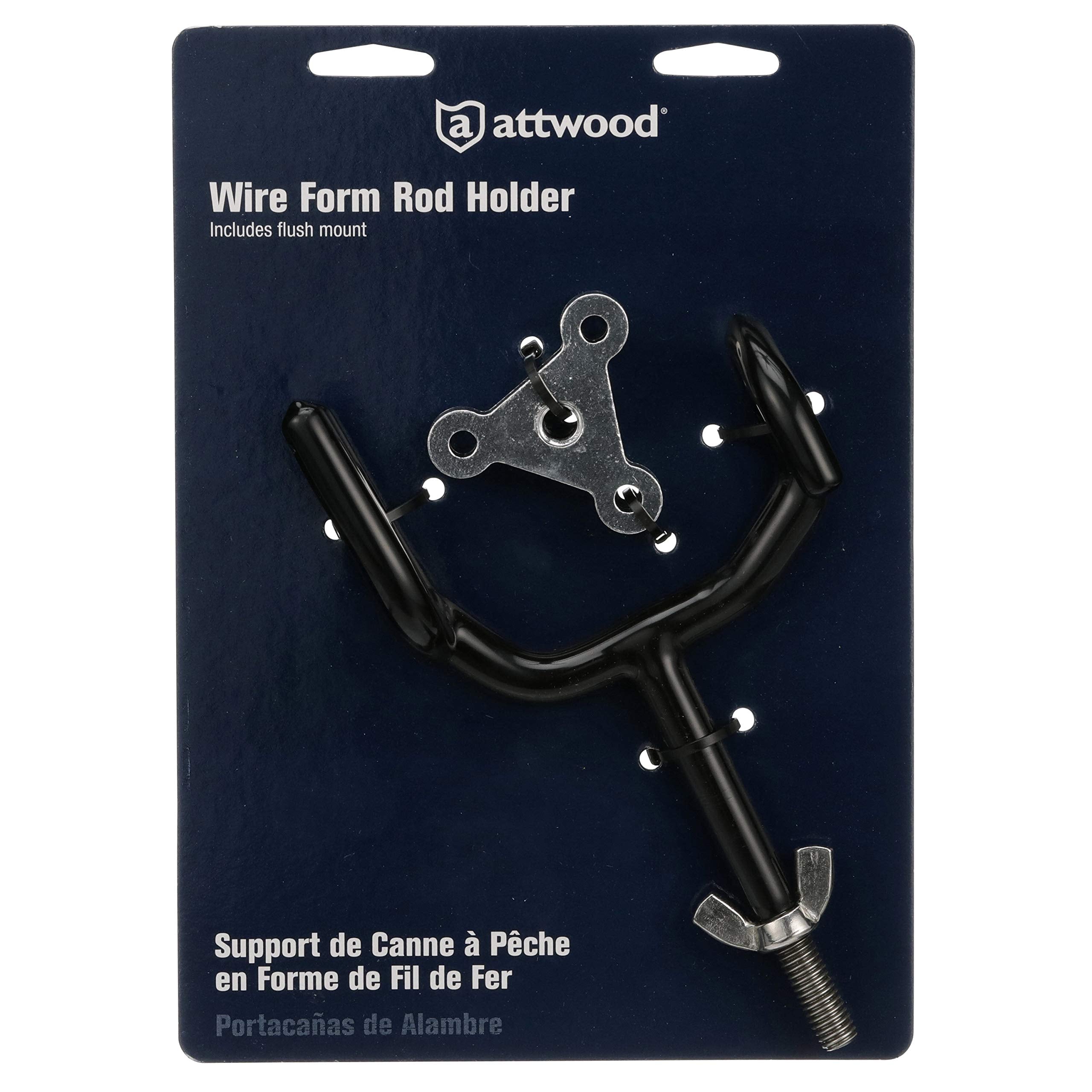Sure Grip Attwood 5060-3 Steel 5 Degree Angle Rod Holder with Base (4-Inch)