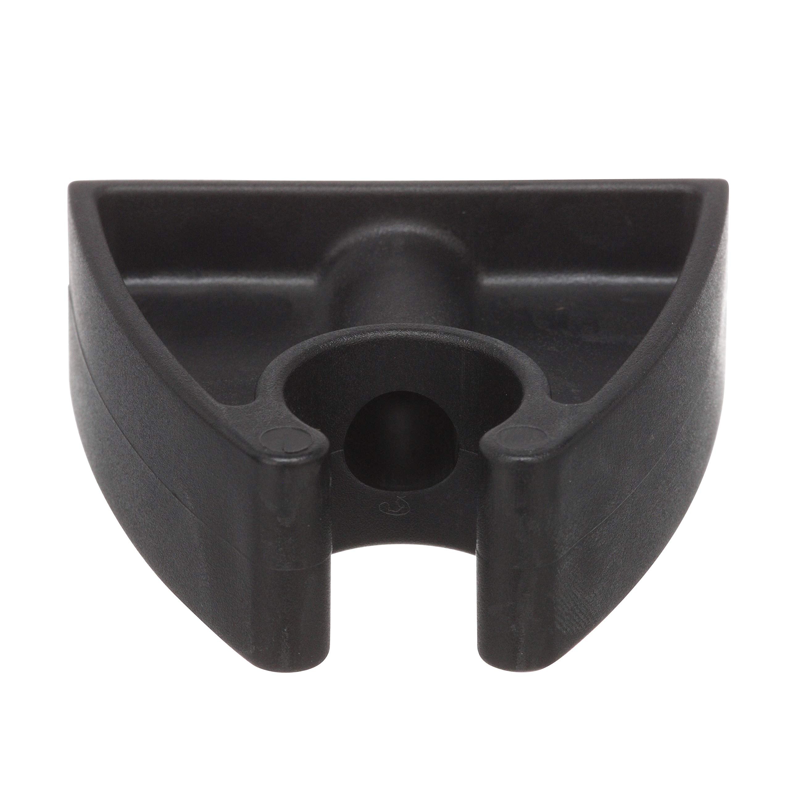 Pole Light Storage Clip Attwood 7571L7, Holds ¾-Inch-Diameter Poles, 2 Inches L x 1 ½ Inches H, Black Plastic