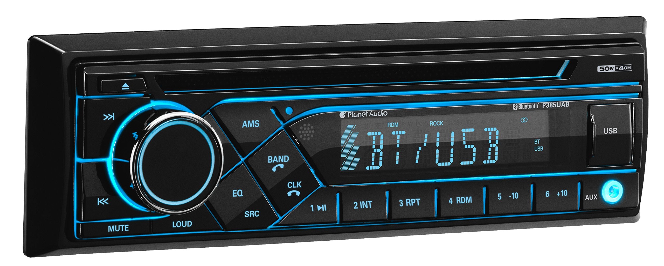 P385UAB Planet Audio Car Receiver - Bluetooth / CD / MP3 / USB, AM/FM Radio