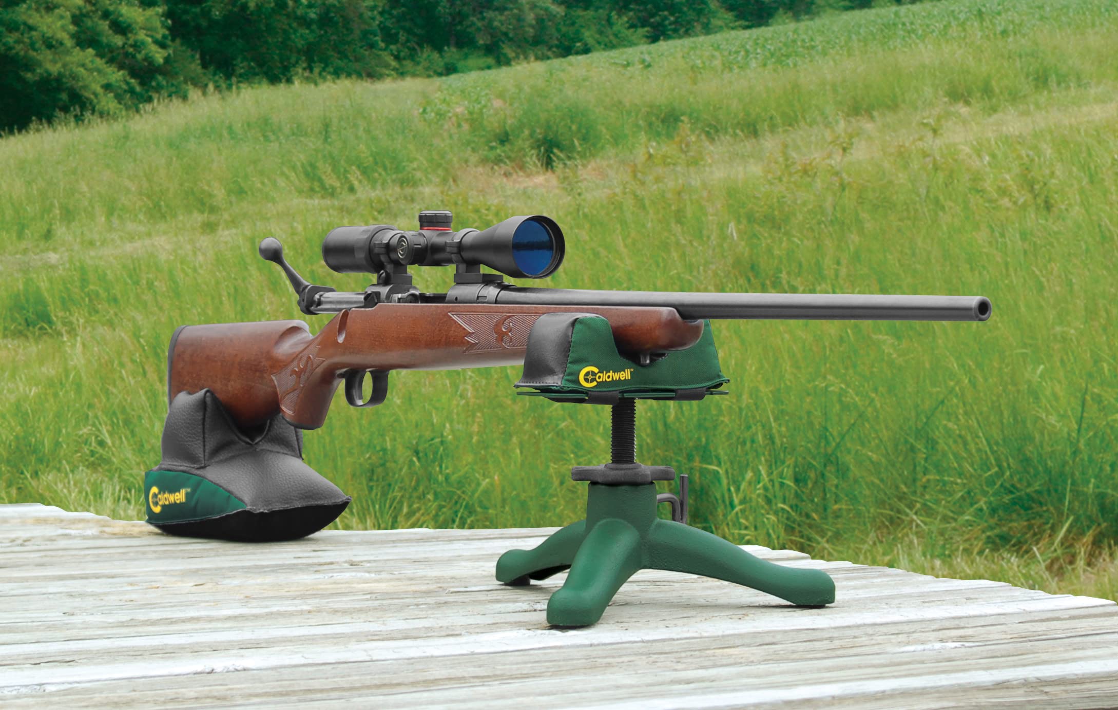Caldwell The Jr. Rock with Durable Construction and Elevation Adjustments for Range, Sight In and Precision Shooting