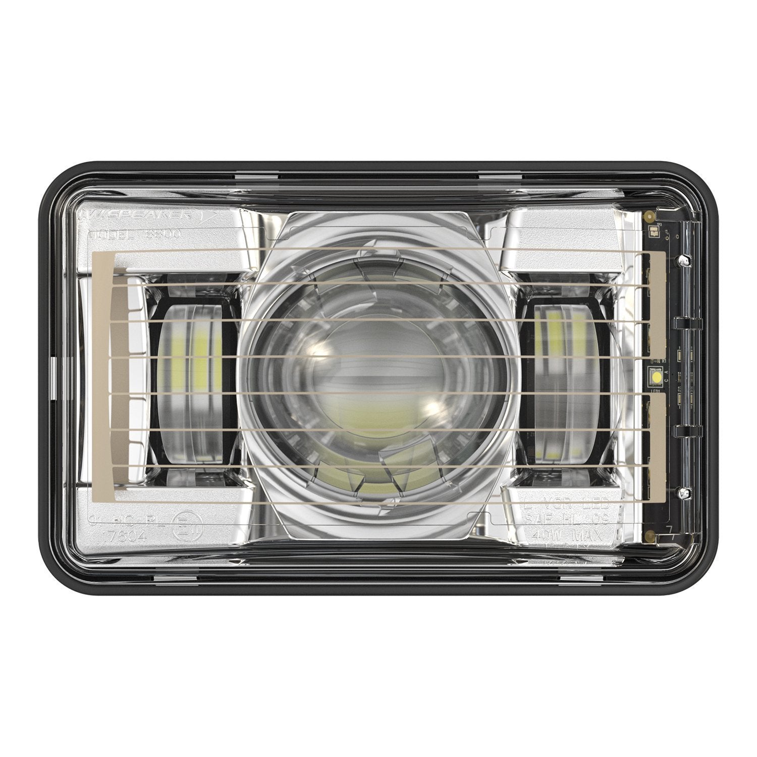 Led Headlight J.W. SPEAKER Heated 4X6 8800 Evoii