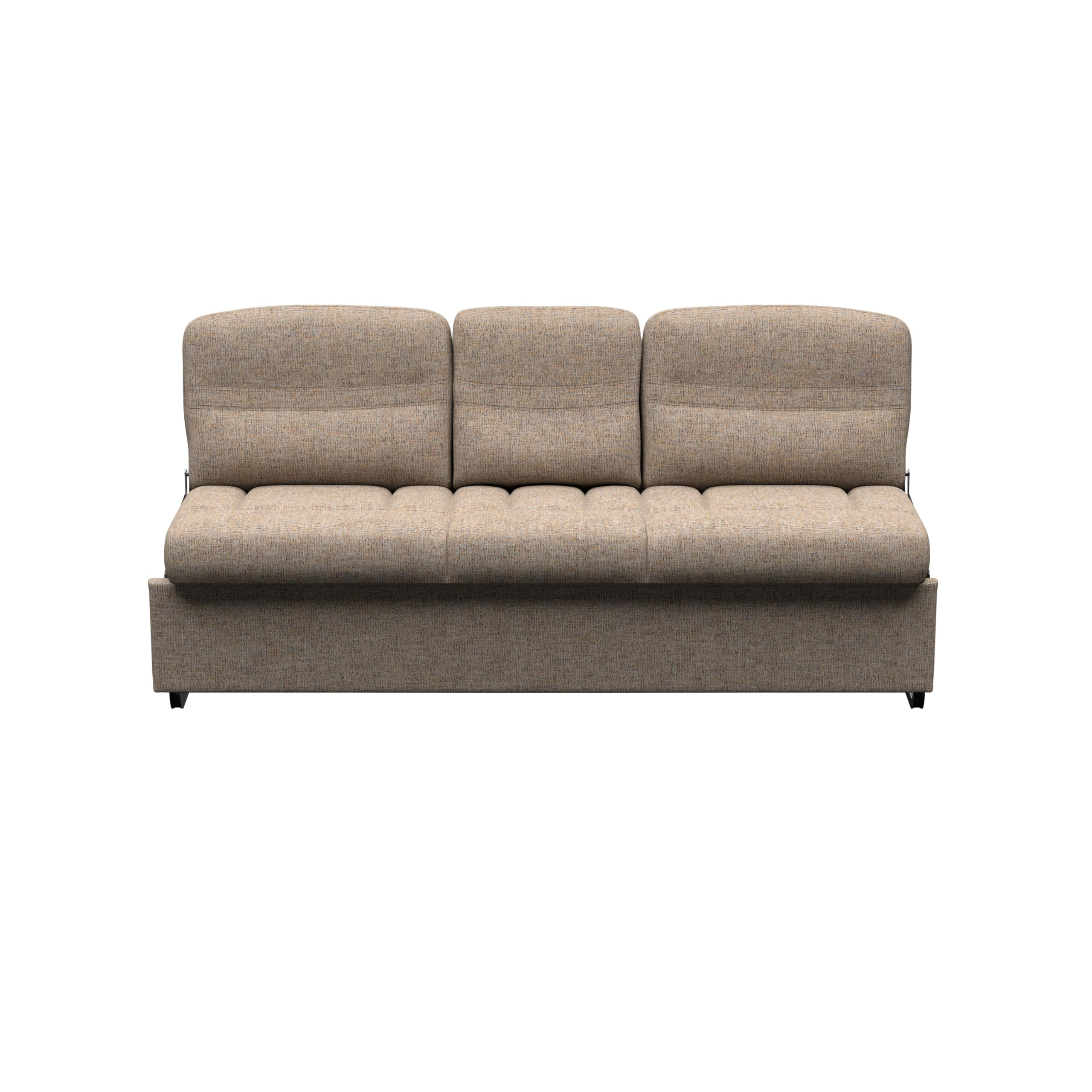 Dellmead Thomas Payne Signature 72" RV Jackknife Sleeper Sofa with Matching Kickboard, Easy Transition, High-Density Foam Cushioning, Fold-Down Center, Dual Cupholders - 2024044417