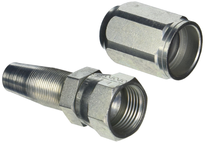 Gates Field Attachable Type T 12C1T-12RFJX for G1 Hose, 1 Wire, Female JIC 37 Flare Swivel, 3/4" ID