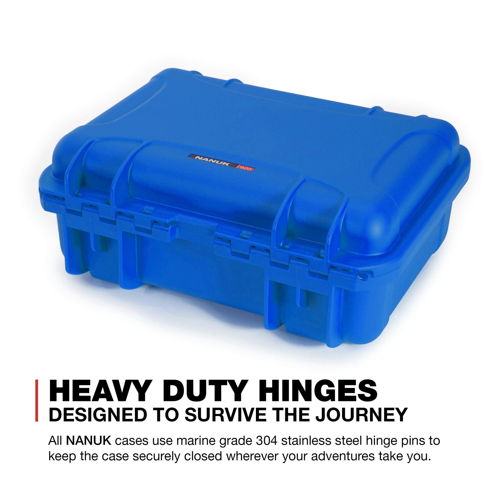 Waterproof Nanuk 920 Hard Case with Lid Organizer for Sony A7R Size Camera - Blue (920-SON8)