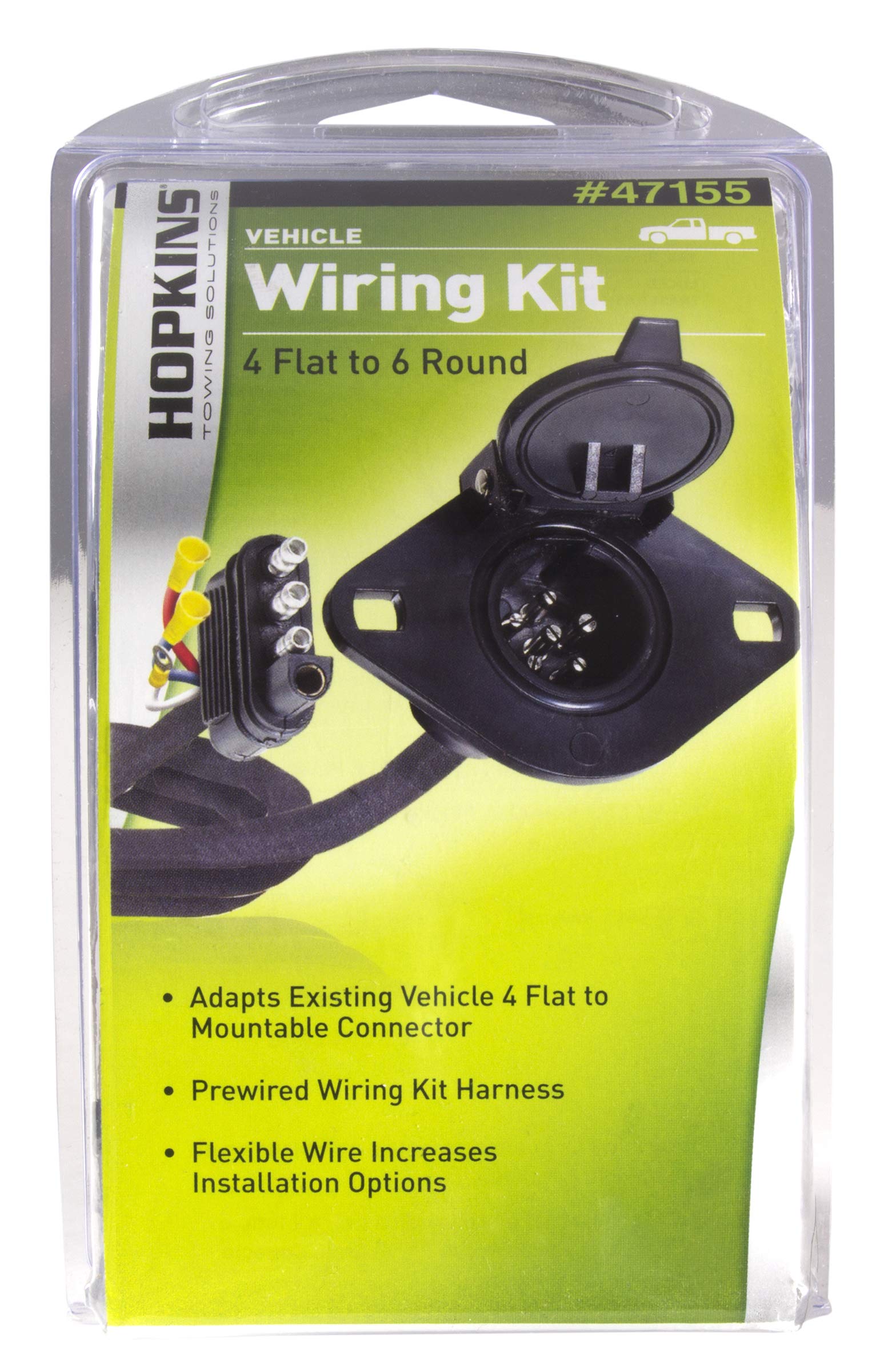 4 Wire Flat Adapter Hopkins Towing Solutions 47155