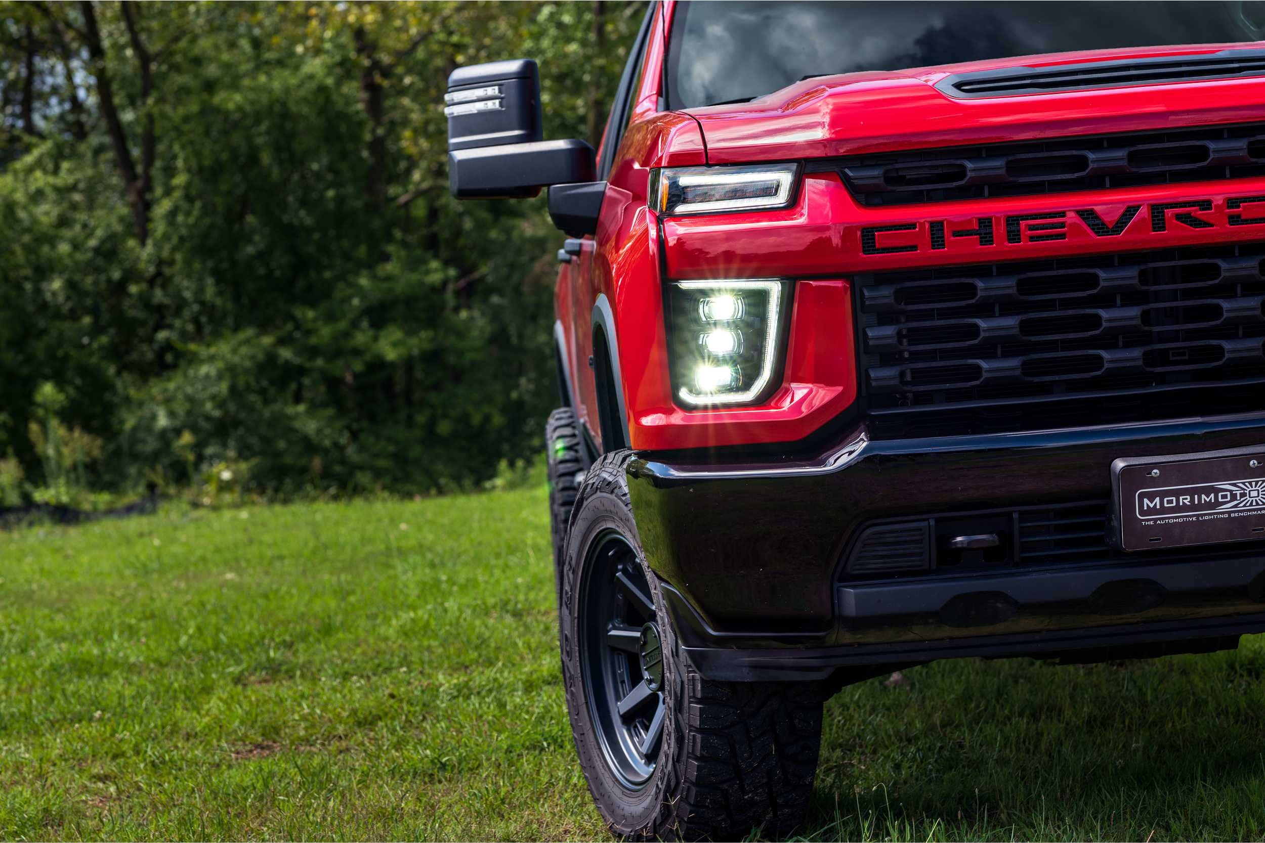Chevrolet Silverado 2020+ Morimoto XB LED Headlights, Plug and Play Headlight Assemblies (LF547)