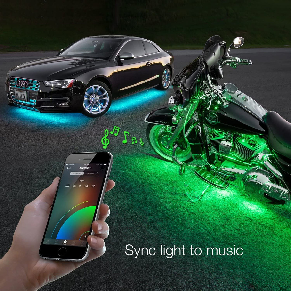 KS-CAR-MINI-DM XKGLOW LED Light Strips & Kit