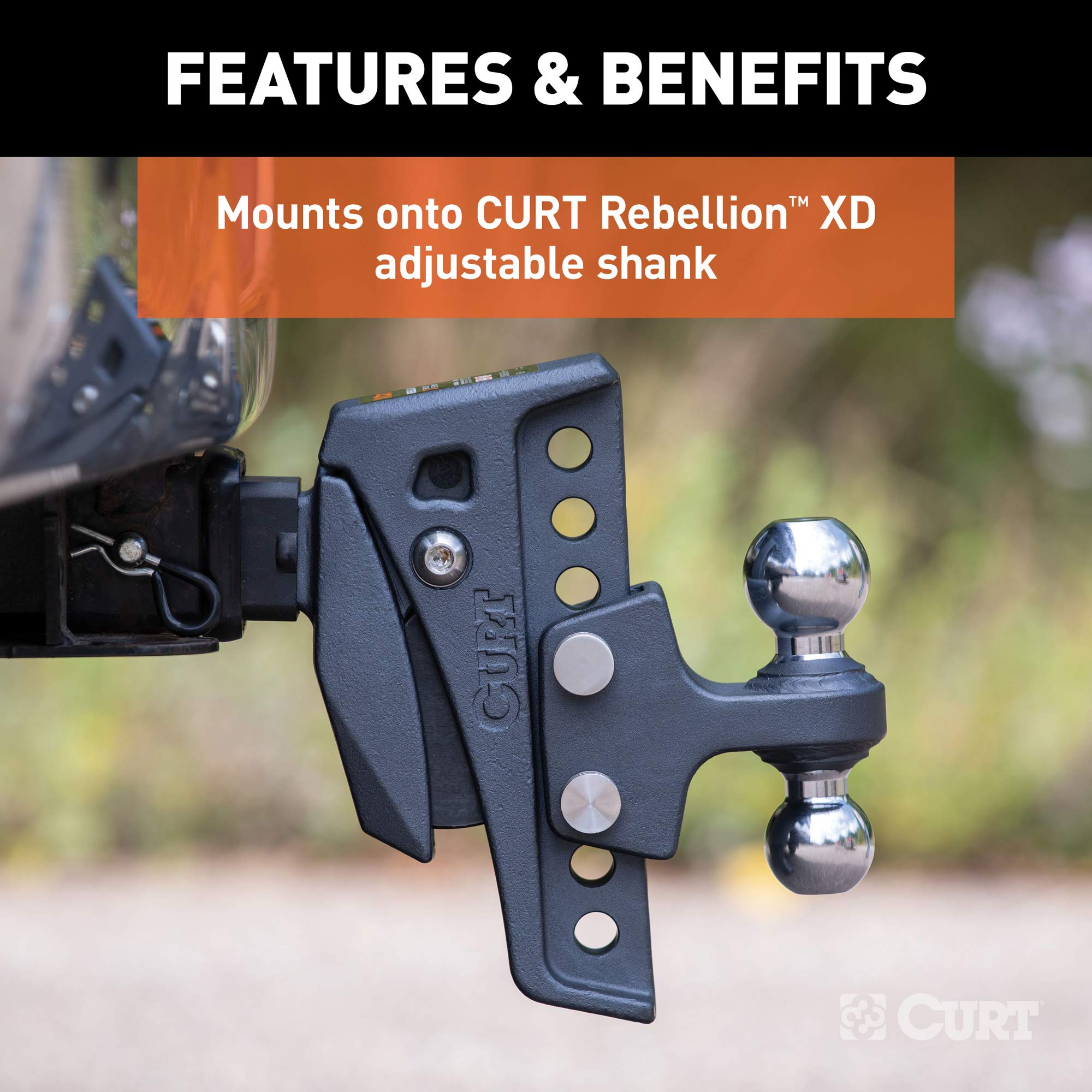 CURT Replacement 45952 XD Dual Ball, 2, 2-5/16-Inch, Up to 15K