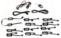 Race Sport Lighting 12-Piece RS12RGB ColorADAPT® Multi-Color Accent Kit with Remote Control 6SMD POD RGB