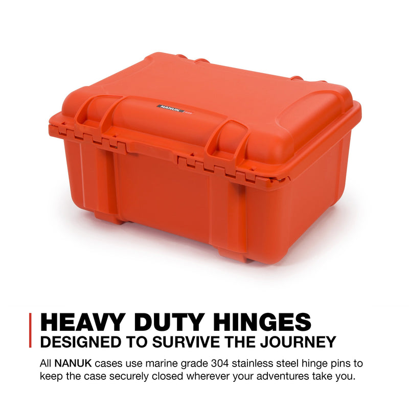 Waterproof Nanuk Hard Case Empty - Orange 933