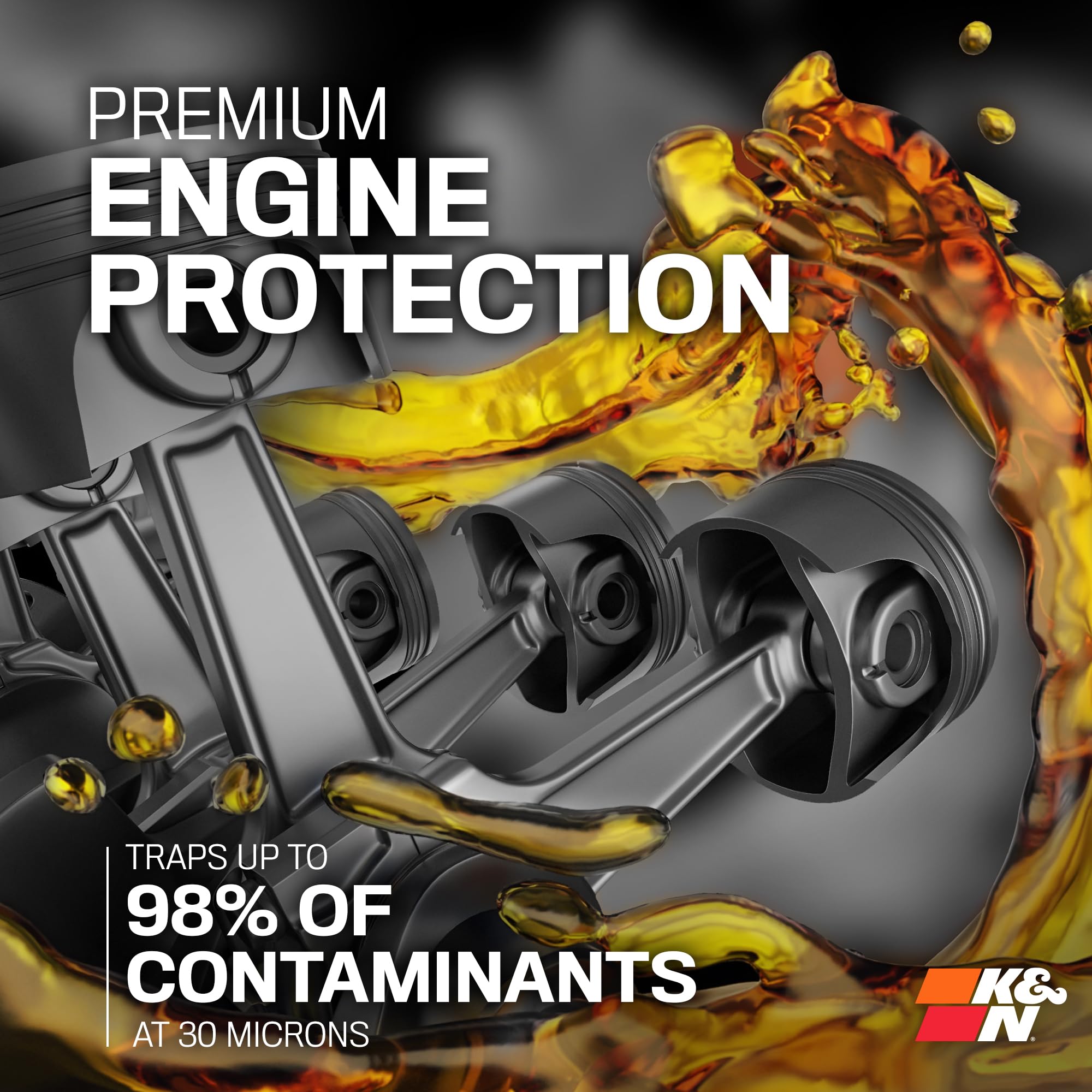 K&N Oil Filter Premium: 20,000 Mile Engine Protection, High Capacity/High Efficiency: Compatible with Select AUDI/VOLVO/VOLKSWAGEN/SEAT (See Product Description for Select Models), HP-7010