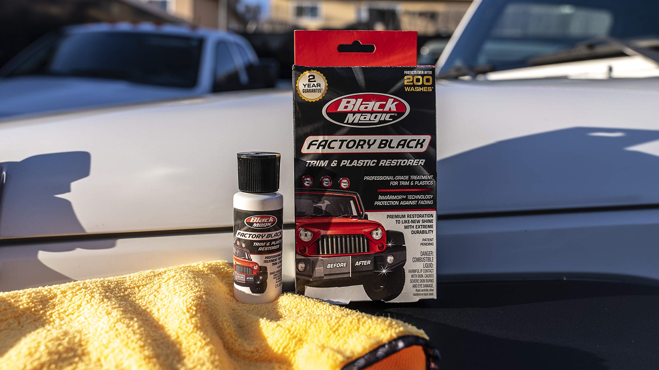 120164 Black Magic Factory Trim Restorer Black