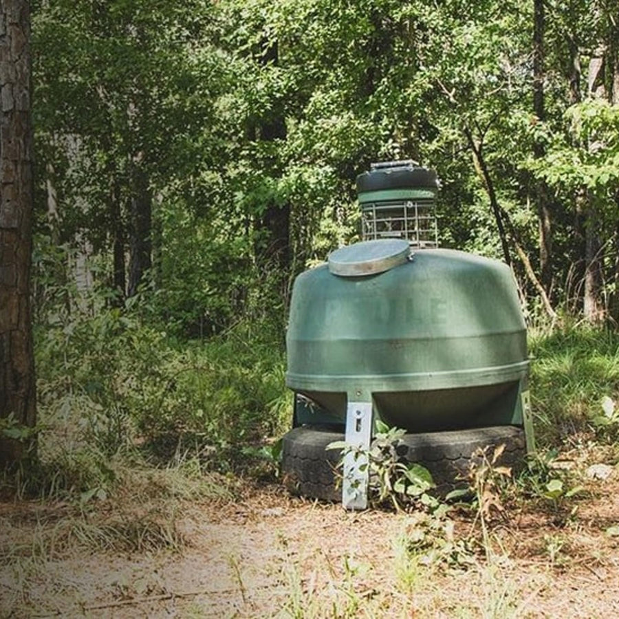 Capsule Feeders Cap-BAR Capsule Automated Game Feeders, Fits 55-Gallon Barrel, Green