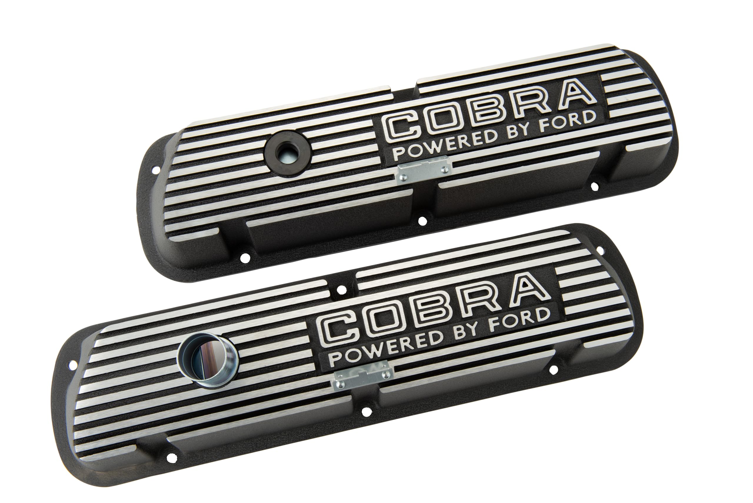 Cobra Black Outline Scott Drake 6A582-C Valve Covers Letters