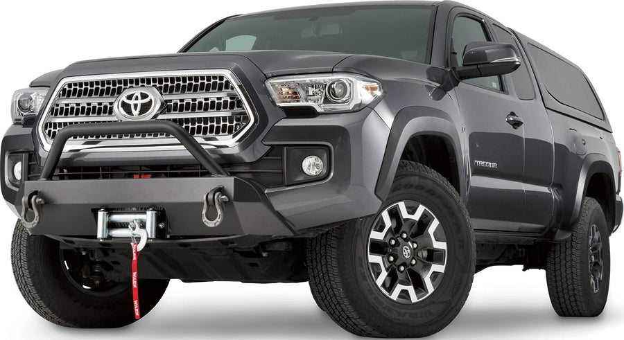 100044 WARN Semi-Hidden Winch Mount Kit for Toyota Tacoma (2016-2018) , GRAY