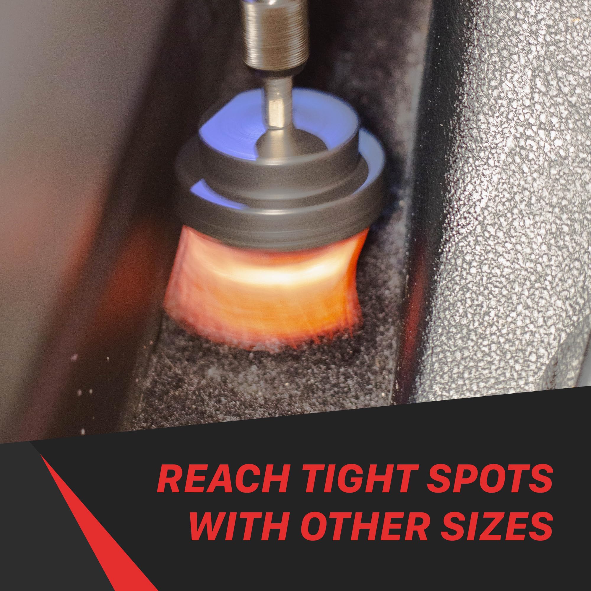 Maxshine Medium-Duty Upholstery & Carpet M8 Drill Brush (2”) | Power Scrubber Attachment for Car Detailing | Removes Grime, Stains & Spots from Leather, Fabric, Seats & Carpets
