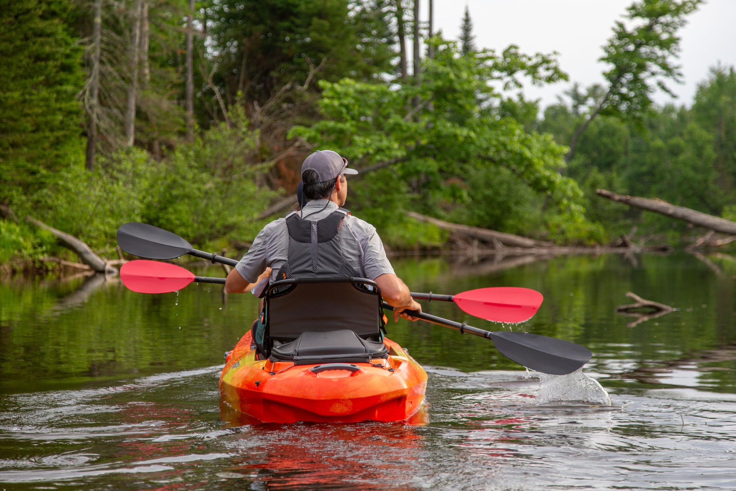 Pamlico 135 Wilderness Systems | Sit Inside Recreational Kayak | Tandem Kayak | 13' 6" | Mango