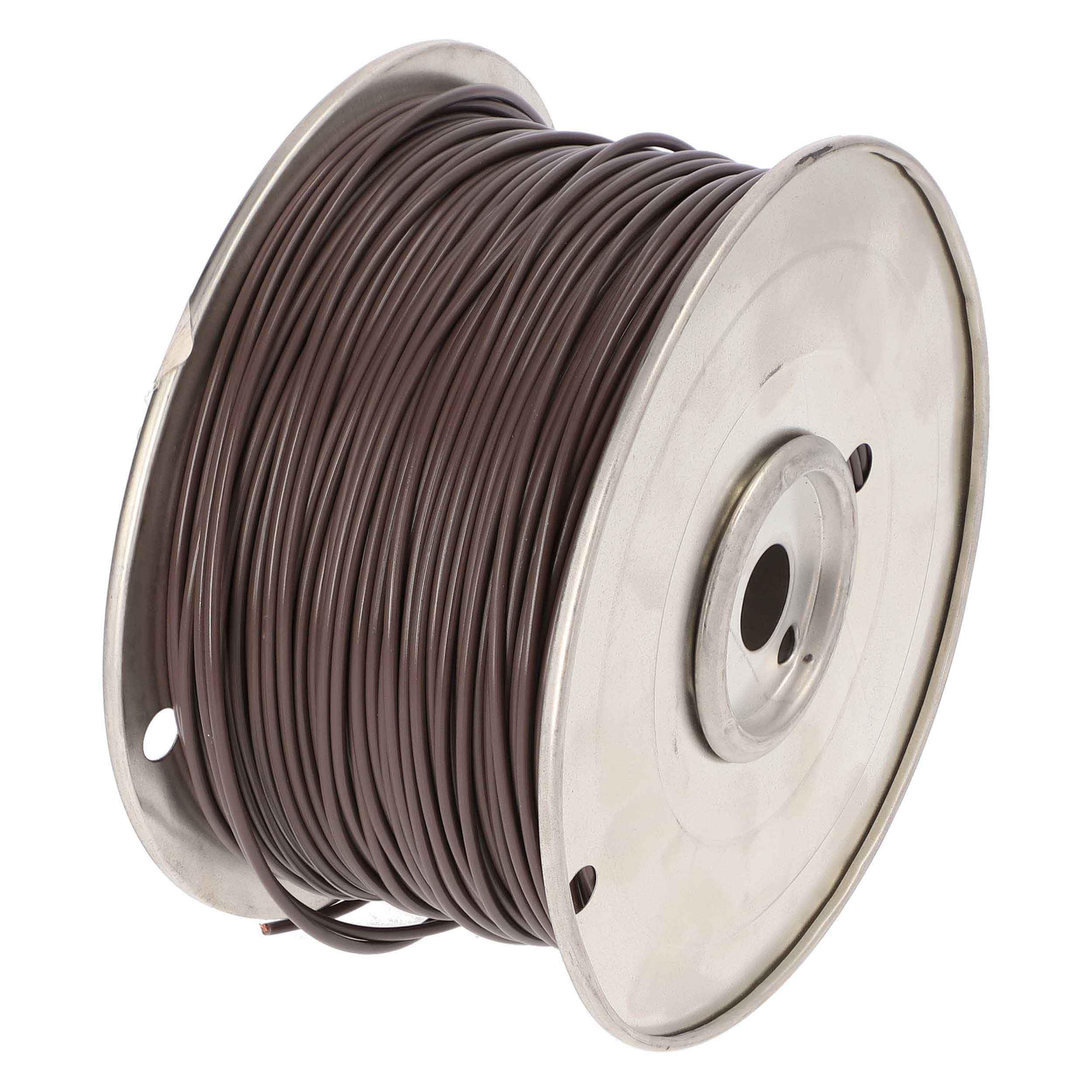 16 Ga Install Bay US GPT All Copper Primary Wire Brown - Coil of 500 Ft