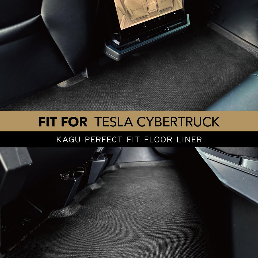 Kagu 3D MAXpider Custom Fit Floor Mat (Black) Compatible with Tesla Cybertruck 2024-2026 - R2