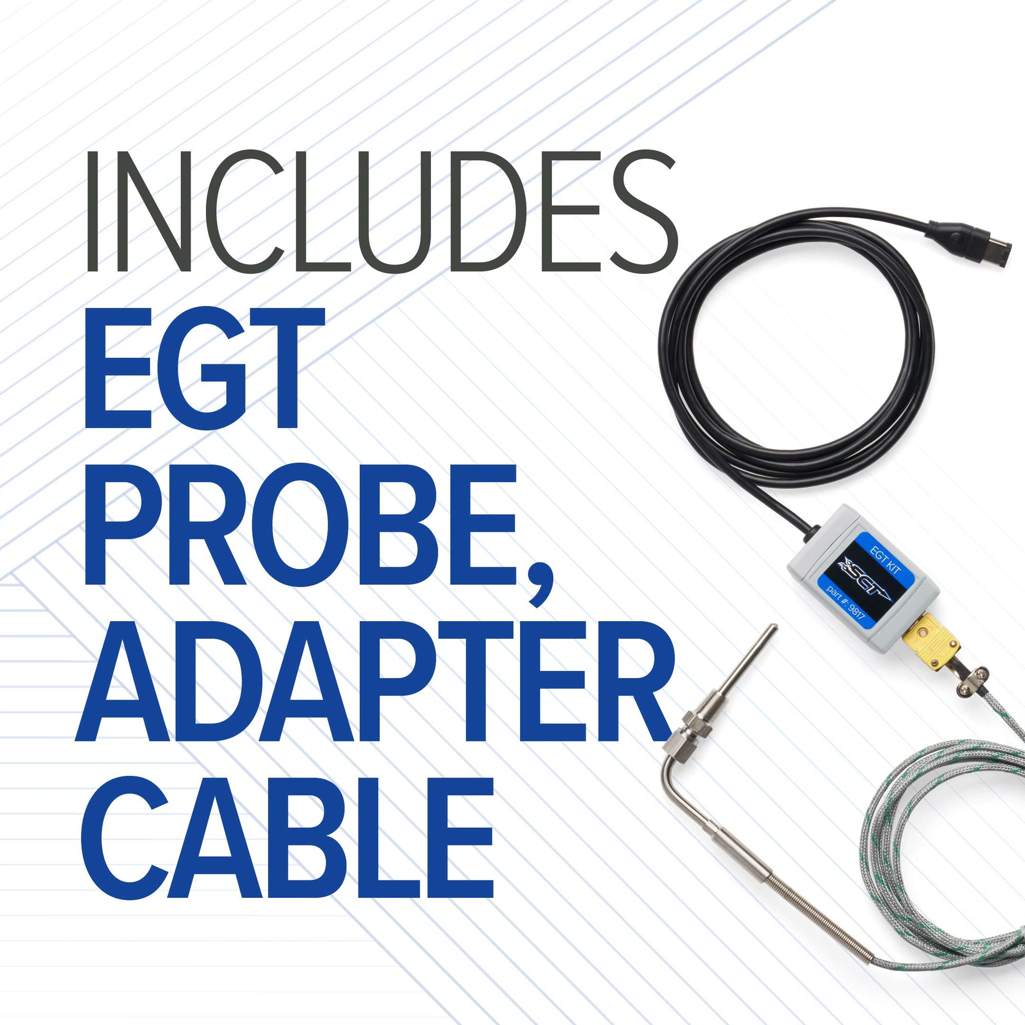 EGT Sensor Kit SCT Performance - 9817 for Tuners