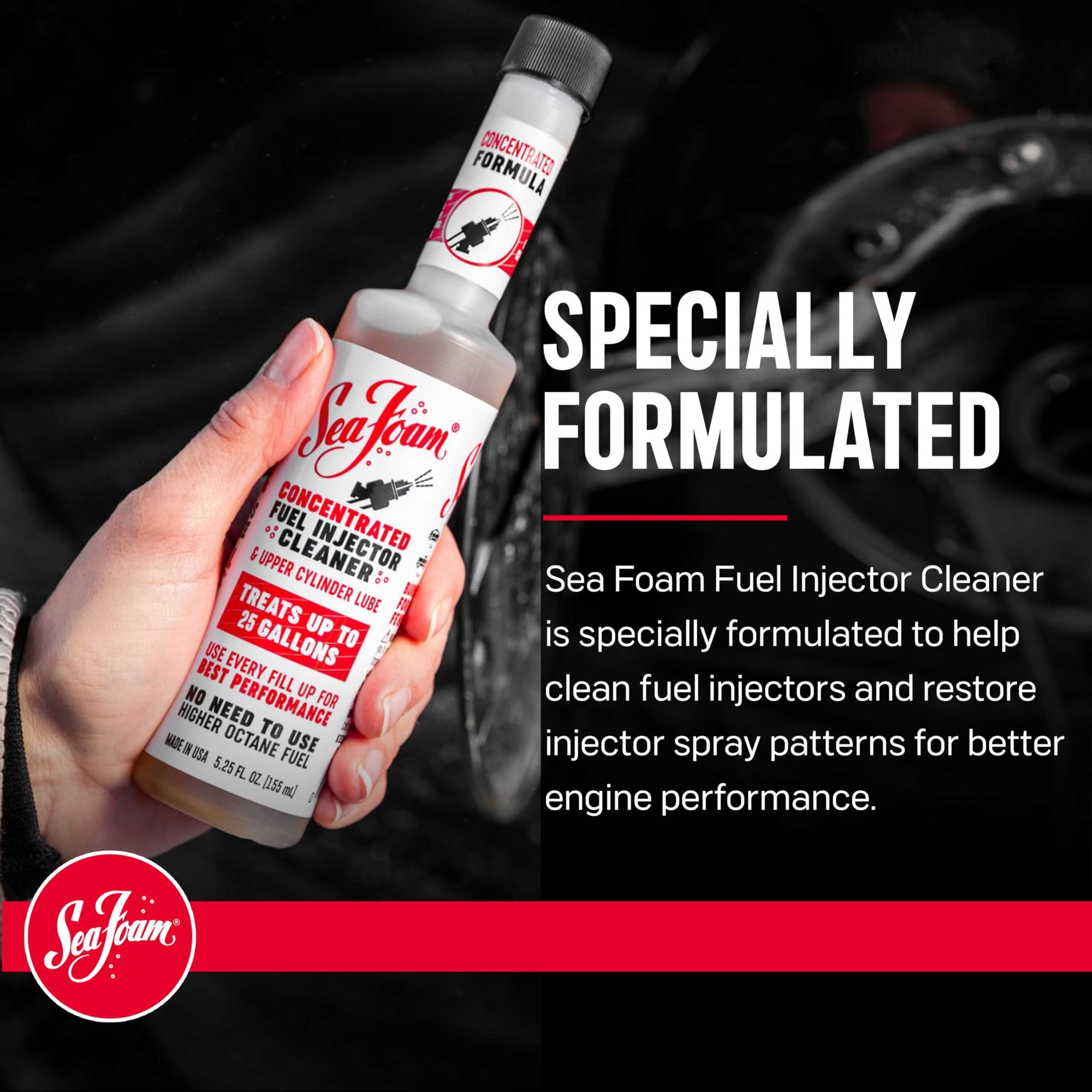 IC5 Sea Foam Fuel Injector Cleaner for Gas Engines, 5.25 oz