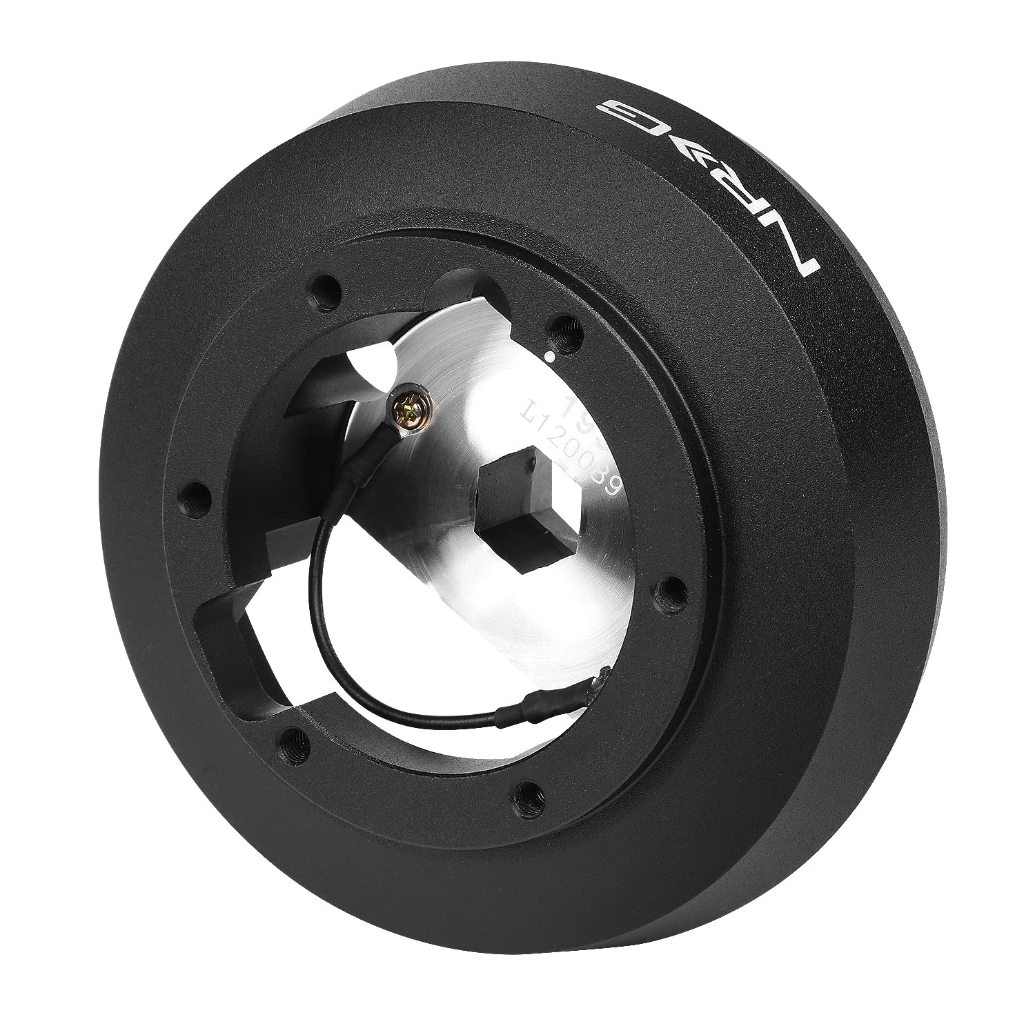 6-Bolt Aluminum NRG Innovations SRK-193H Steering Wheel Quick Release Hub Adapter Compatible with 15-18 Ford Focus / 14-18 Fiesta / 16-21 Transit / 12-21 Mustang
