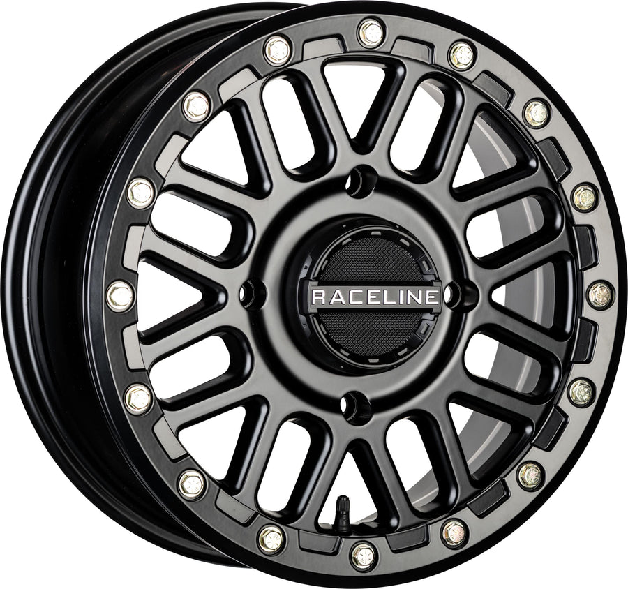 Raceline Podium A93B-47037+38 Beadlock Wheel - 14x7-6+1 Offset - 4/137 - Black