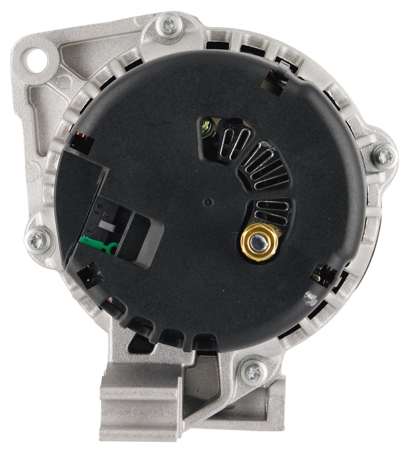 Alt GM CS130D Powermaster Natural 165A 6 grv Pulley Side MTG PLFS VR