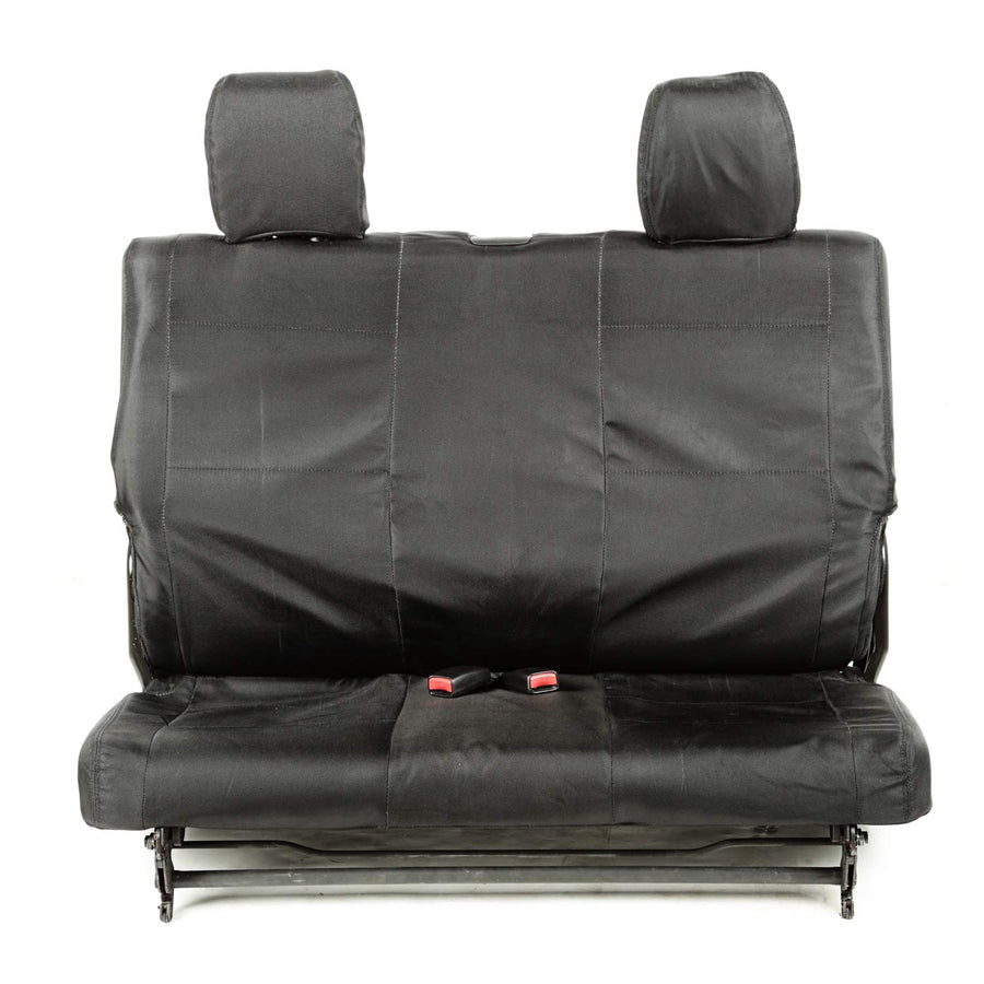 Ballistic Seat Cover, Rear, Black | Rugged Ridge | 13266.05 | Fits 2007-2010 Jeep Wrangler JK 2-Door
