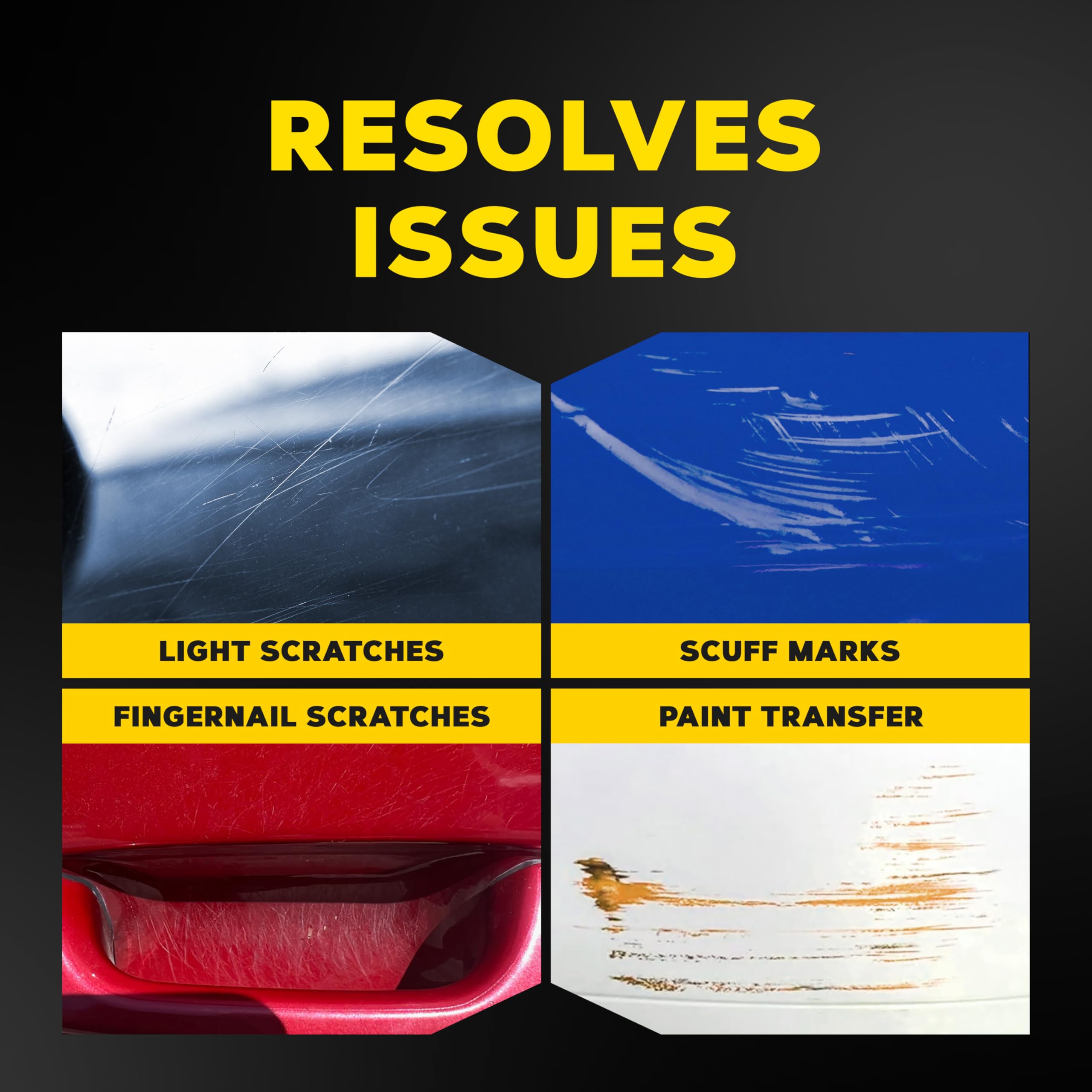 Quik Scratch Eraser Kit Meguiar’s, Car Scratch Remover for Fixing Surface Blemishes, Includes ScratchX, Drill-Mounted Pad, and Microfiber Towel, Great Car Gifts for Men and Women