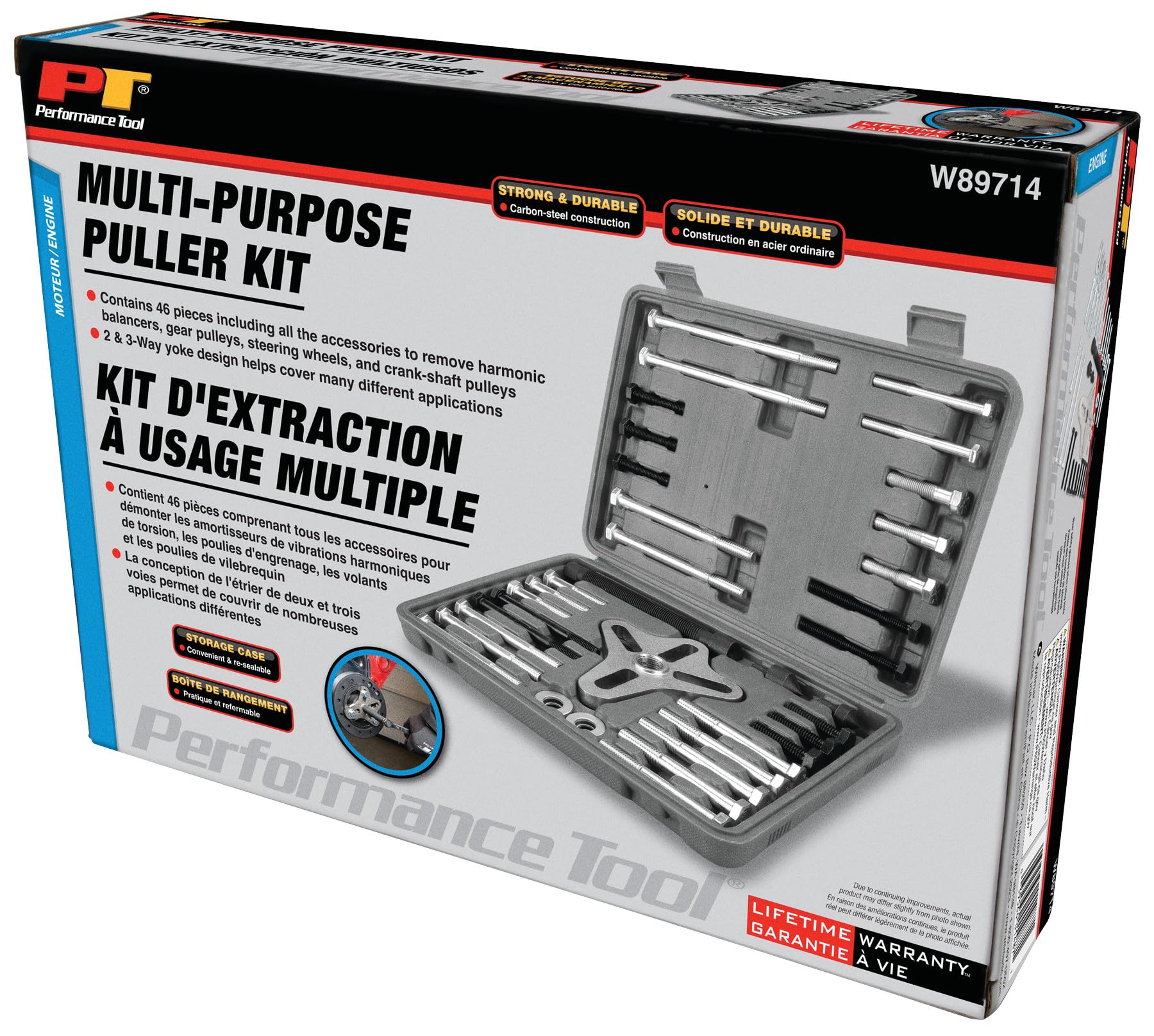 W89714 Performance Tool 46 pc. Multi-Purpose Puller Kit