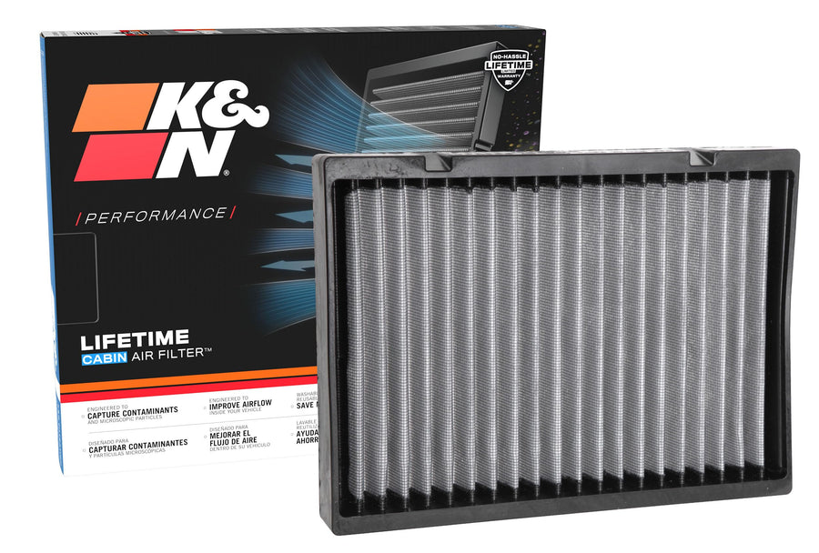 Cabin Air Filter K&N LIFETIME: Premium, Washable, Clean Air for your Cabin: Compatible with 2015-2023 Mercedes Benz: (See Product Description for Select Models) VF2066