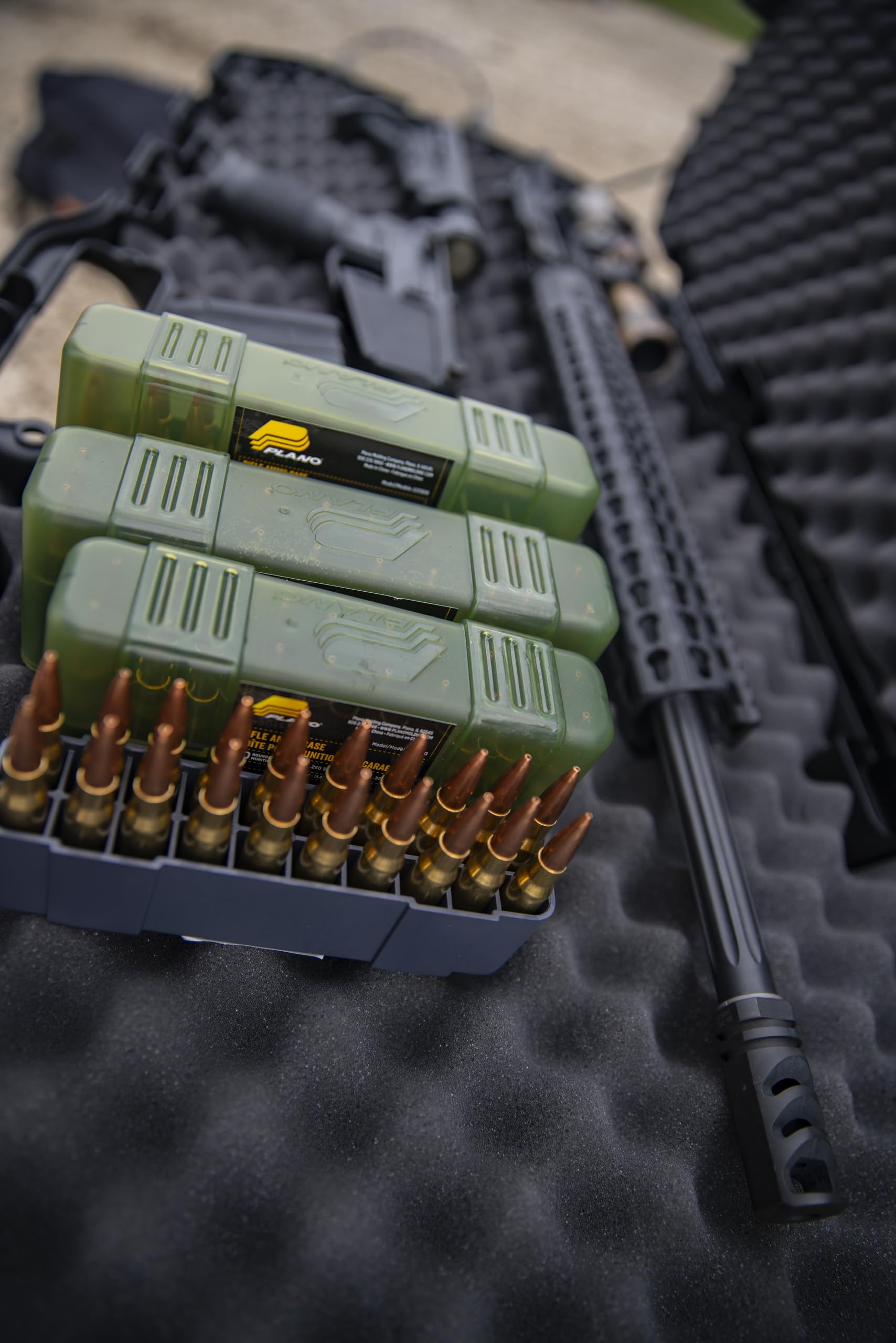 20 Round Plano Rifle Ammo Case with Slip Cover, Small